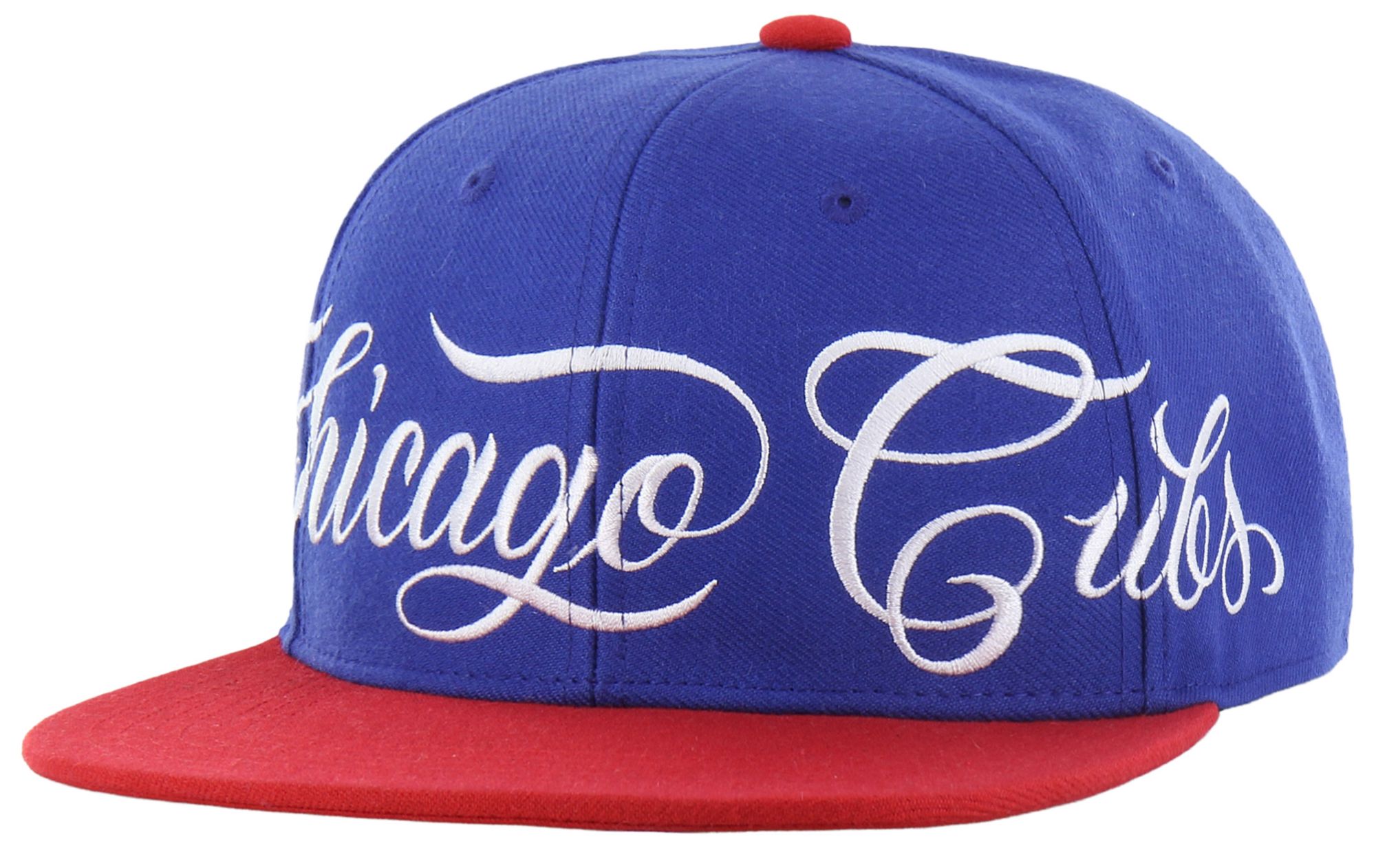 '47 Adult Chicago Cubs Royal Mister Cartoon Script Captain Hat