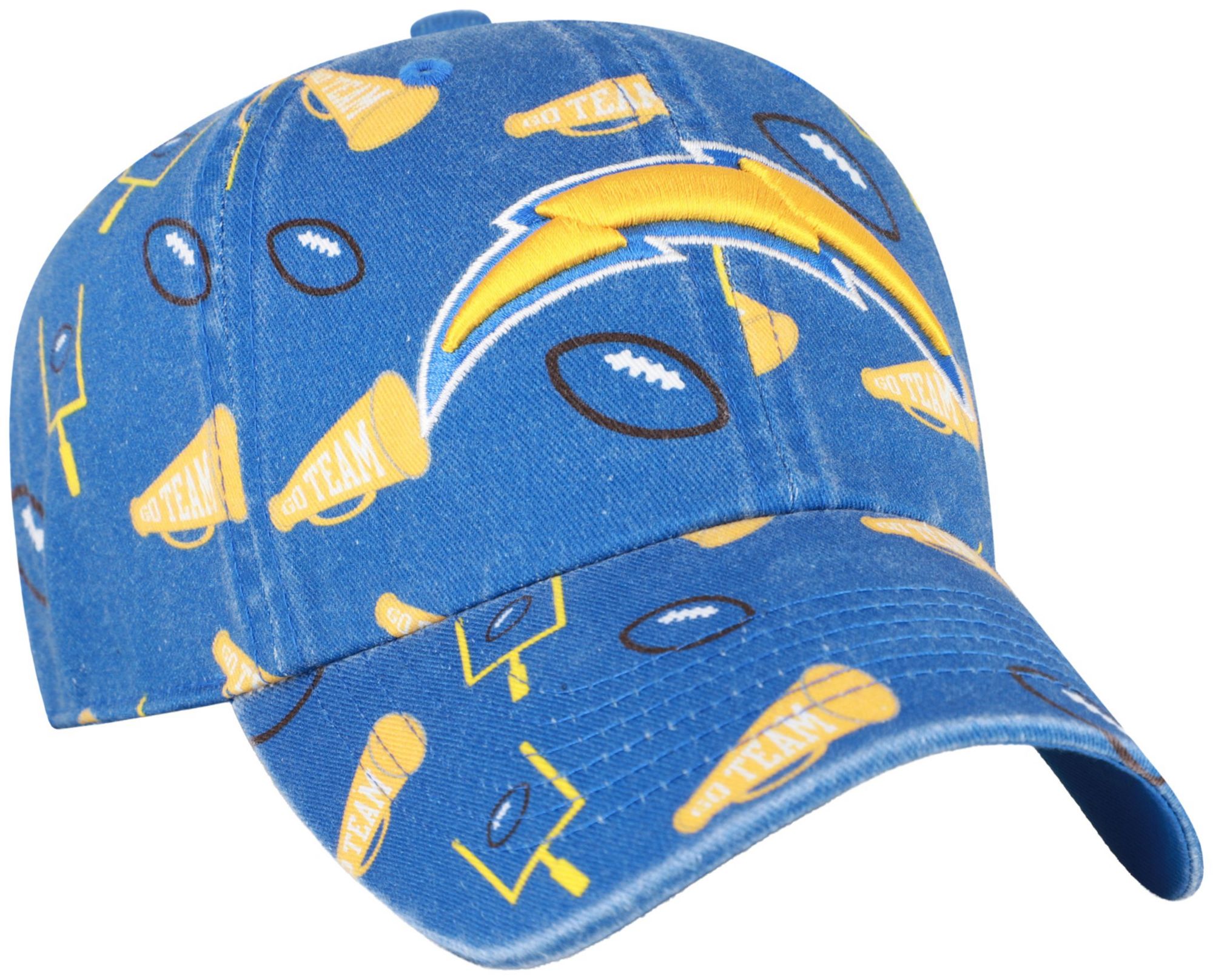 '47 Boys' Los Angeles Chargers Blue Stomp Clean Up Adjustable Hat