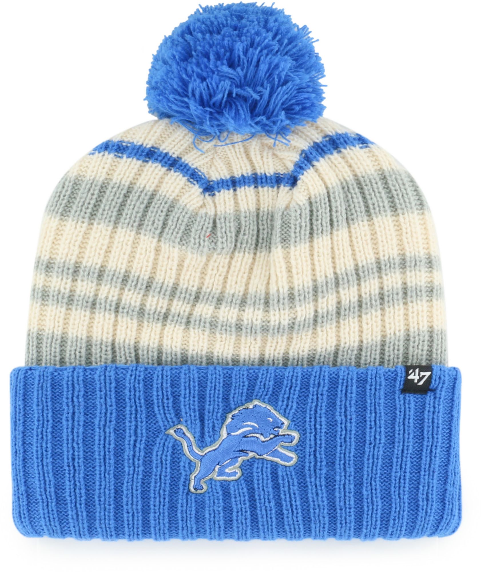 '47 Boys' Detroit Lions Snow Knit Pom Beanie