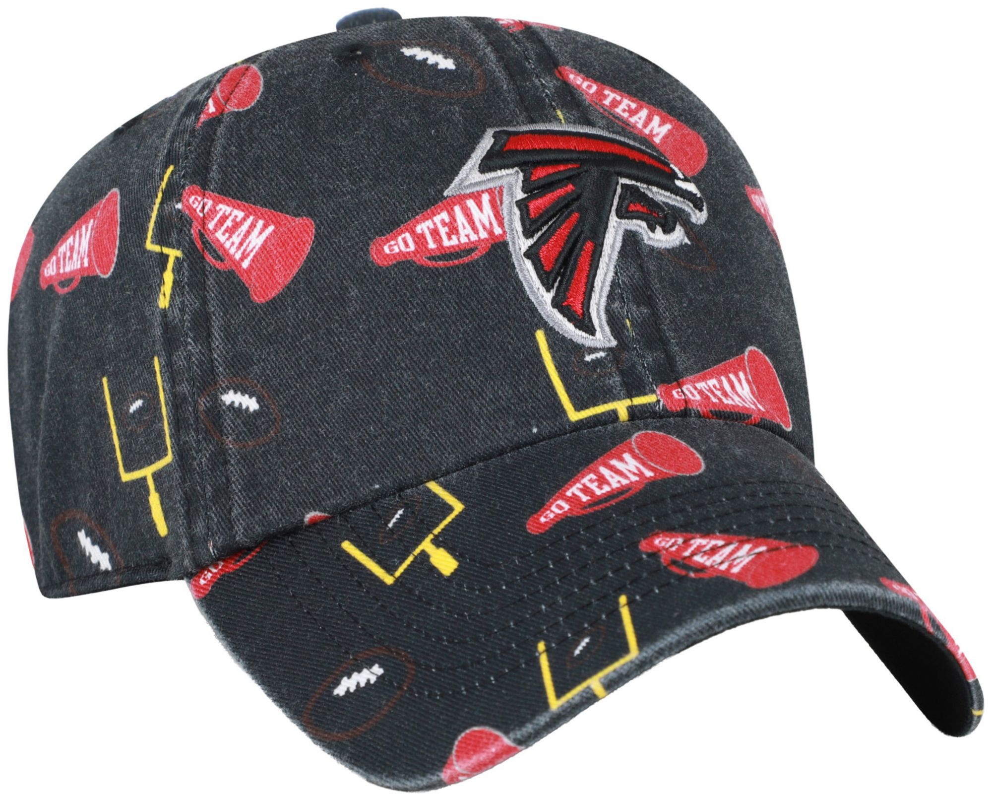 '47 Boys' Atlanta Falcons Black Stomp Clean Up Adjustable Hat