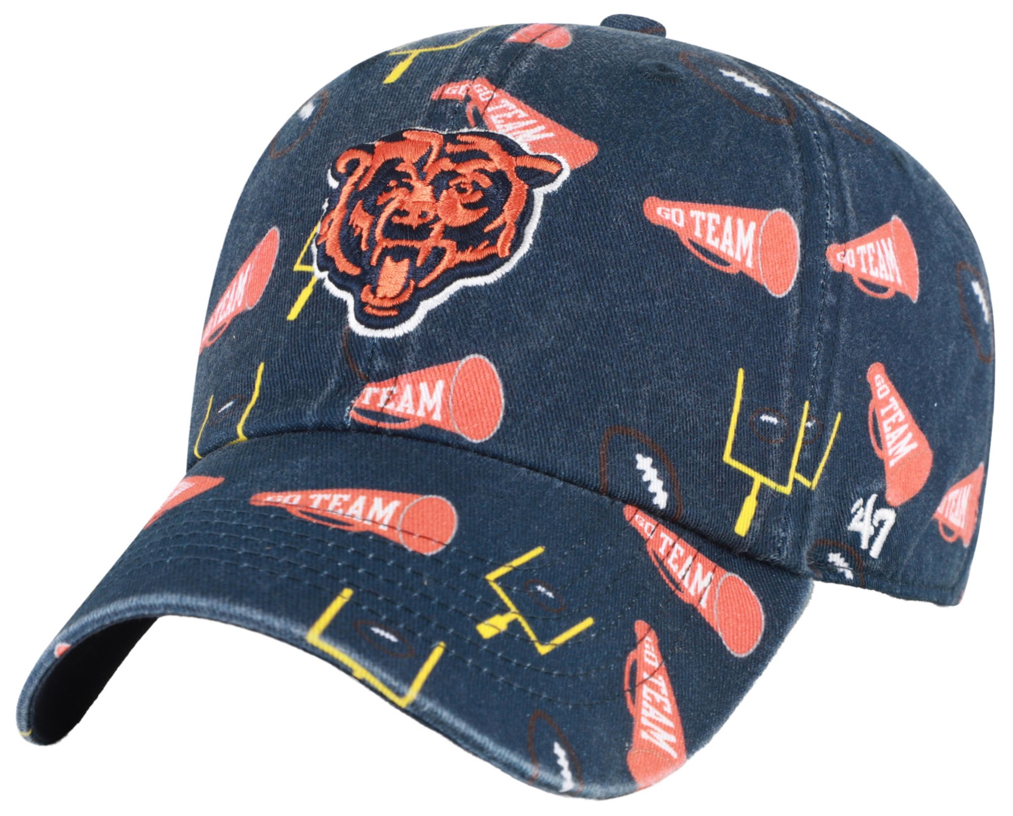 '47 Boys' Chicago Bears Navy Stomp Clean Up Adjustable Hat