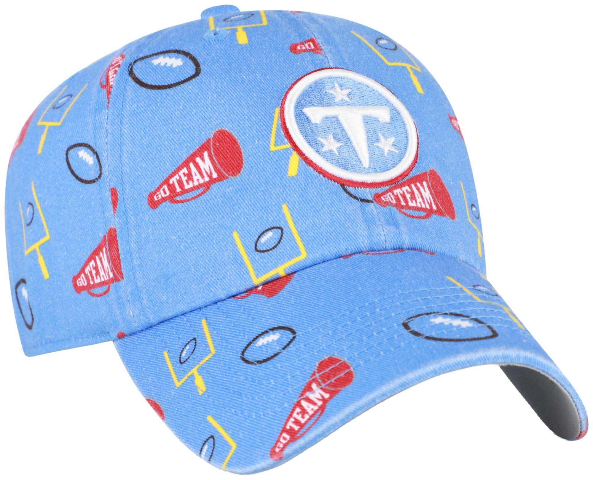 '47 Boys' Tennessee Titans Periwinkle Stomp Clean Up Adjustable Hat