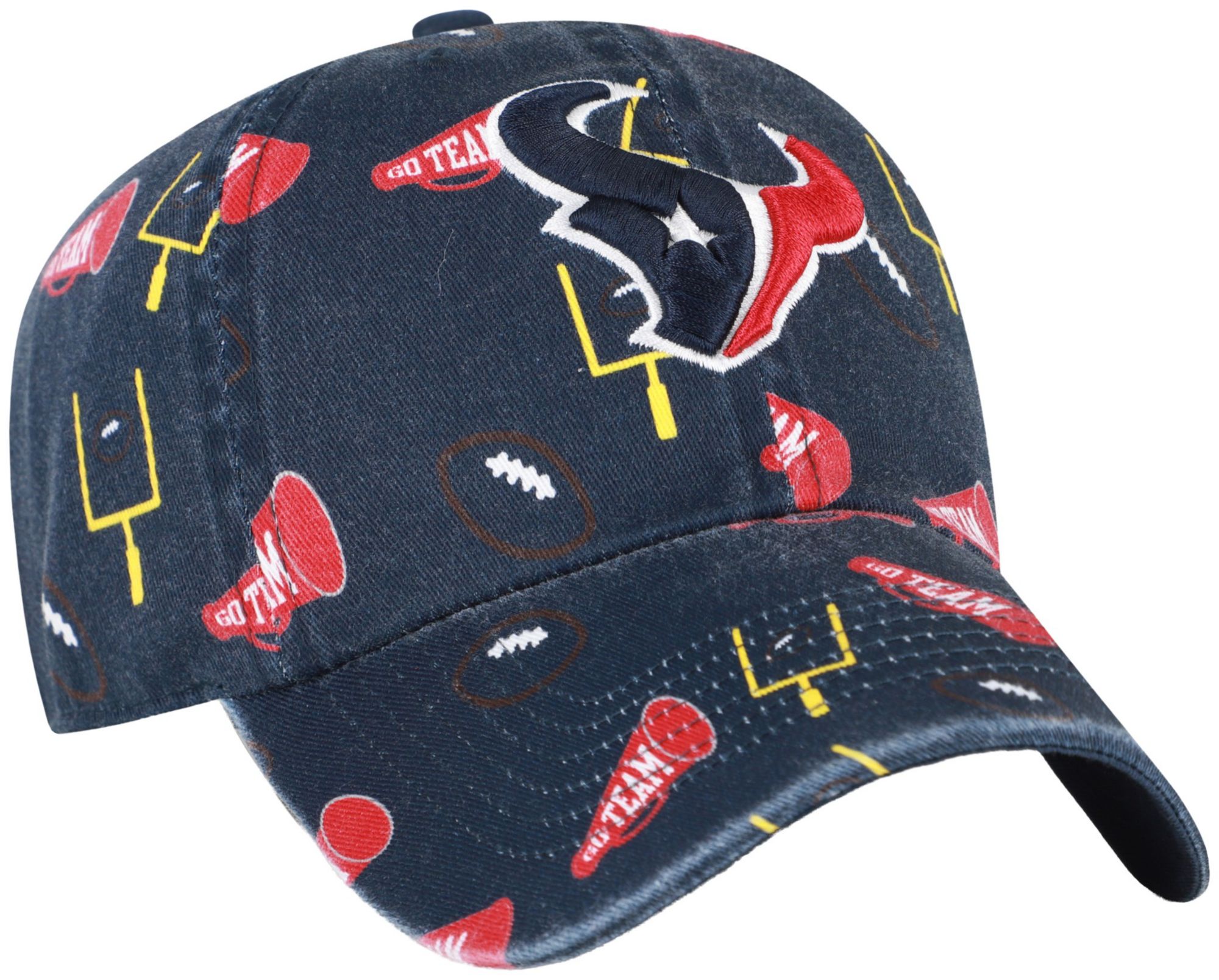 '47 Boys' Houston Texans Navy Stomp Clean Up Adjustable Hat