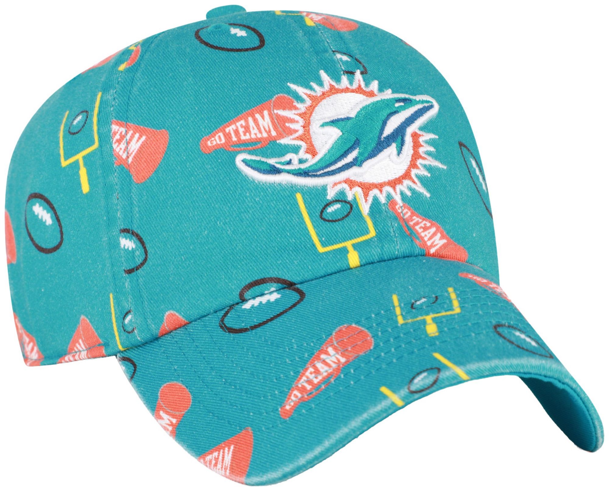 '47 Boys' Miami Dolphins Neptune Stomp Clean Up Adjustable Hat