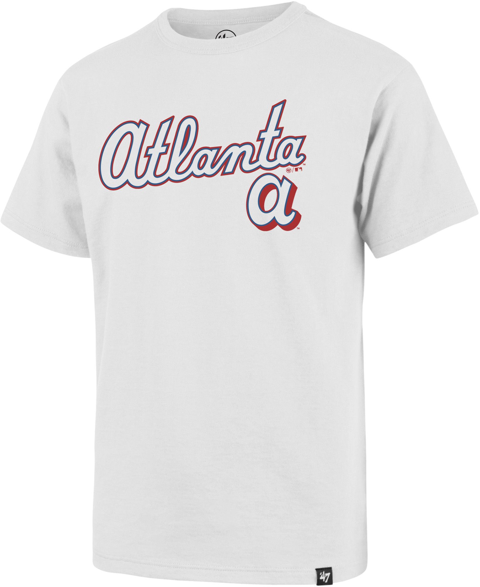 '47 Boys' Atlanta Braves White Pregame Franklin T-Shirt