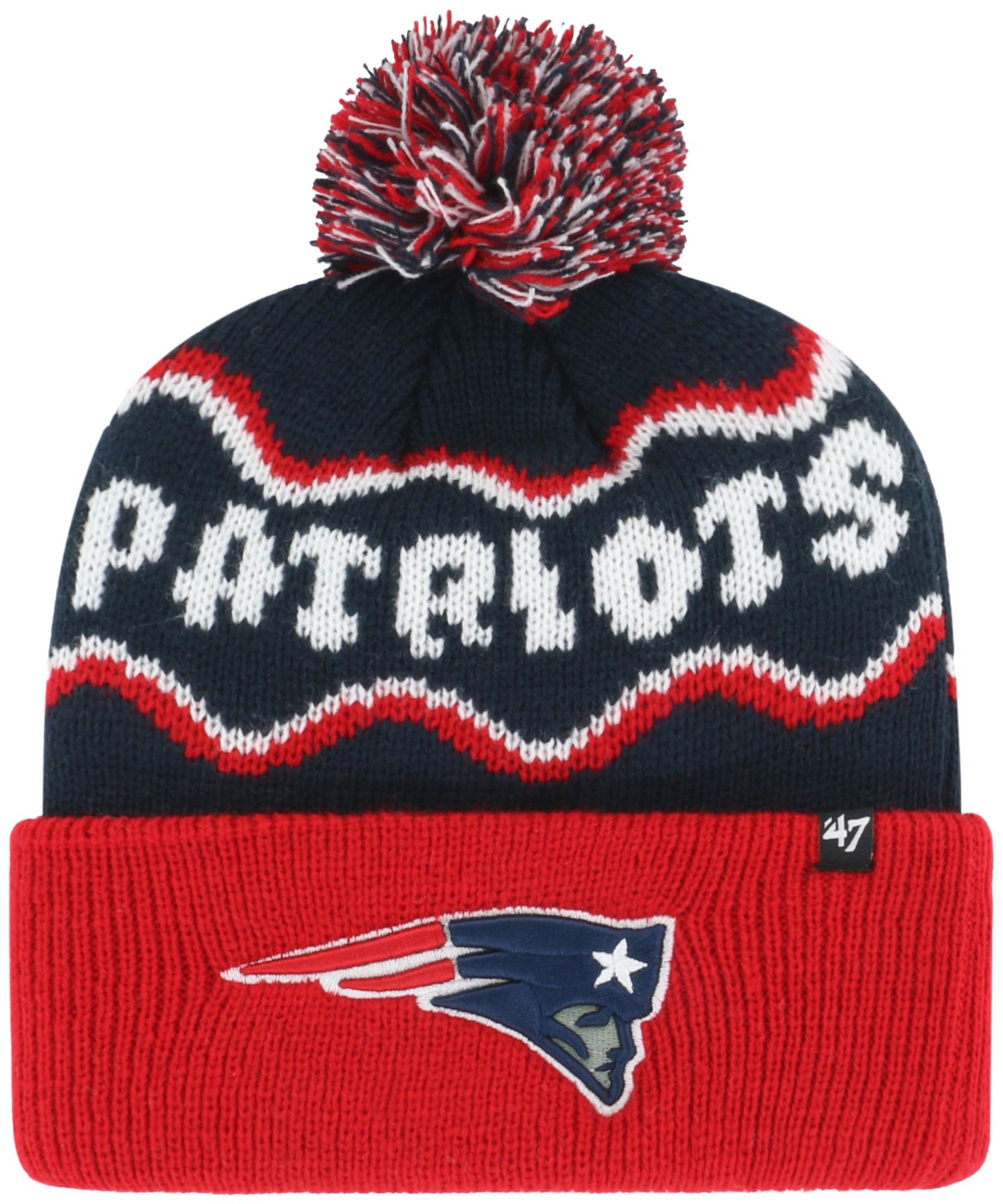 '47 Boys' New England Patriots Squiggle Knit Hat