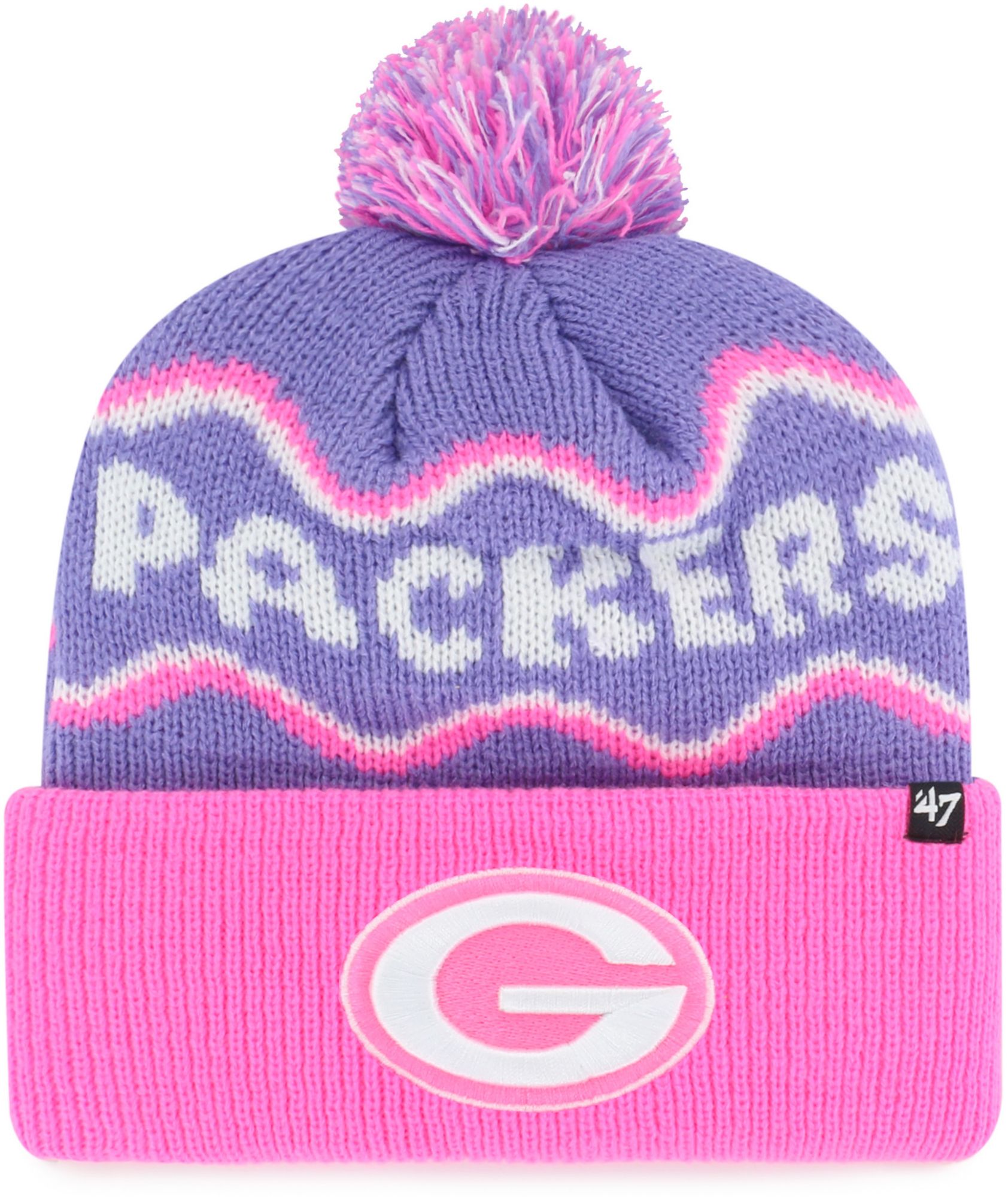 '47 Boys' Green Bay Packers Squiggle Knit Beanie