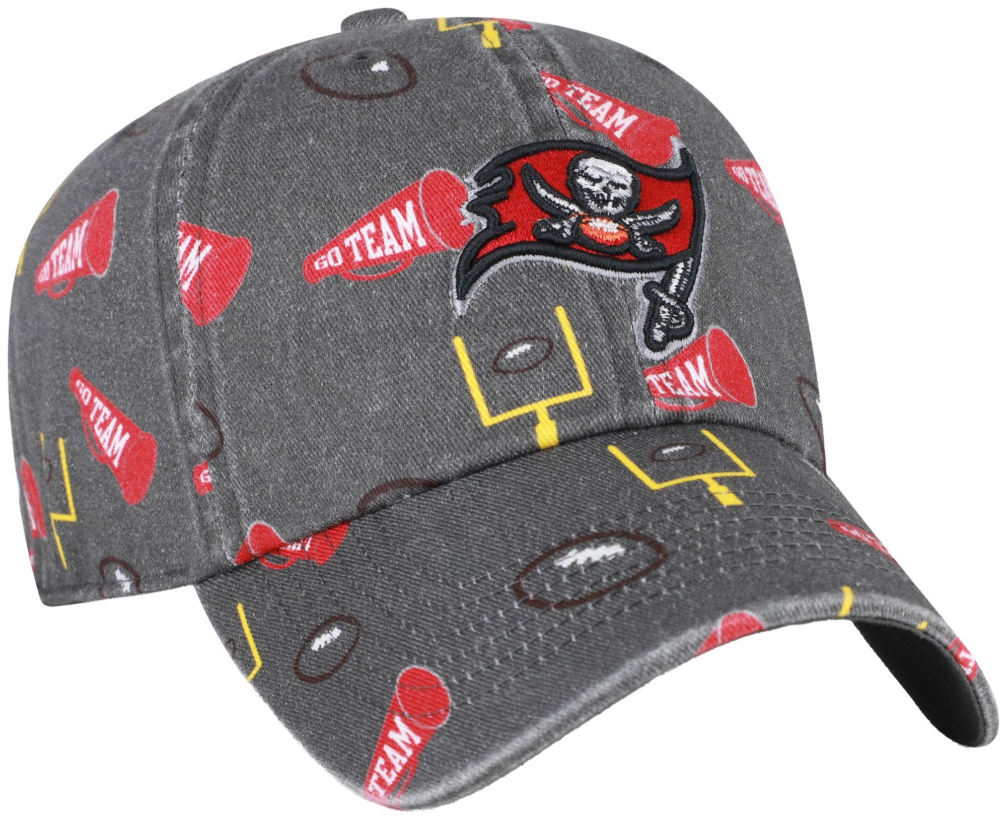 '47 Little Kids' Tampa Bay Buccaneers Graphite Stomp Clean Up Adjustable Hat