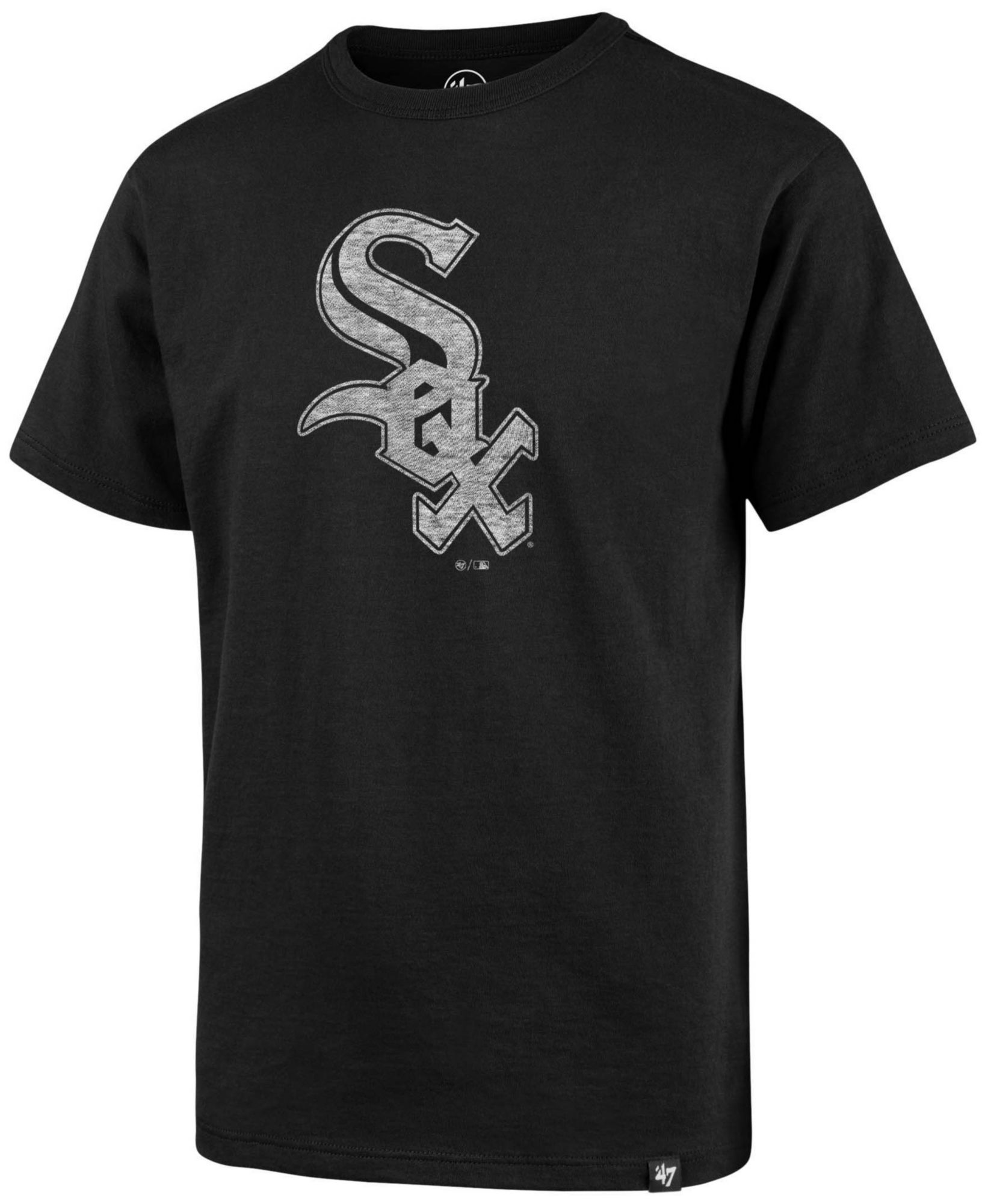 '47 Boys' Chicago White Sox Black Logo T-Shirt