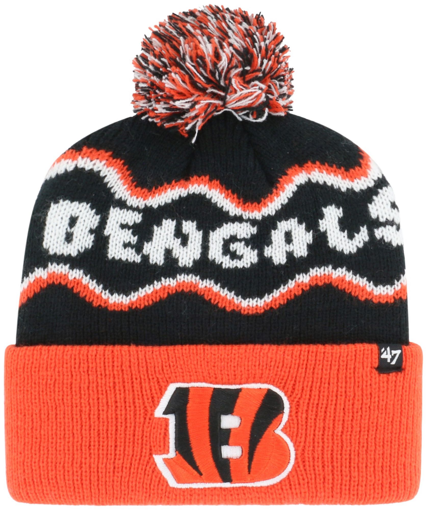 '47 Boys' Cincinnati Bengals Squiggle Knit Hat