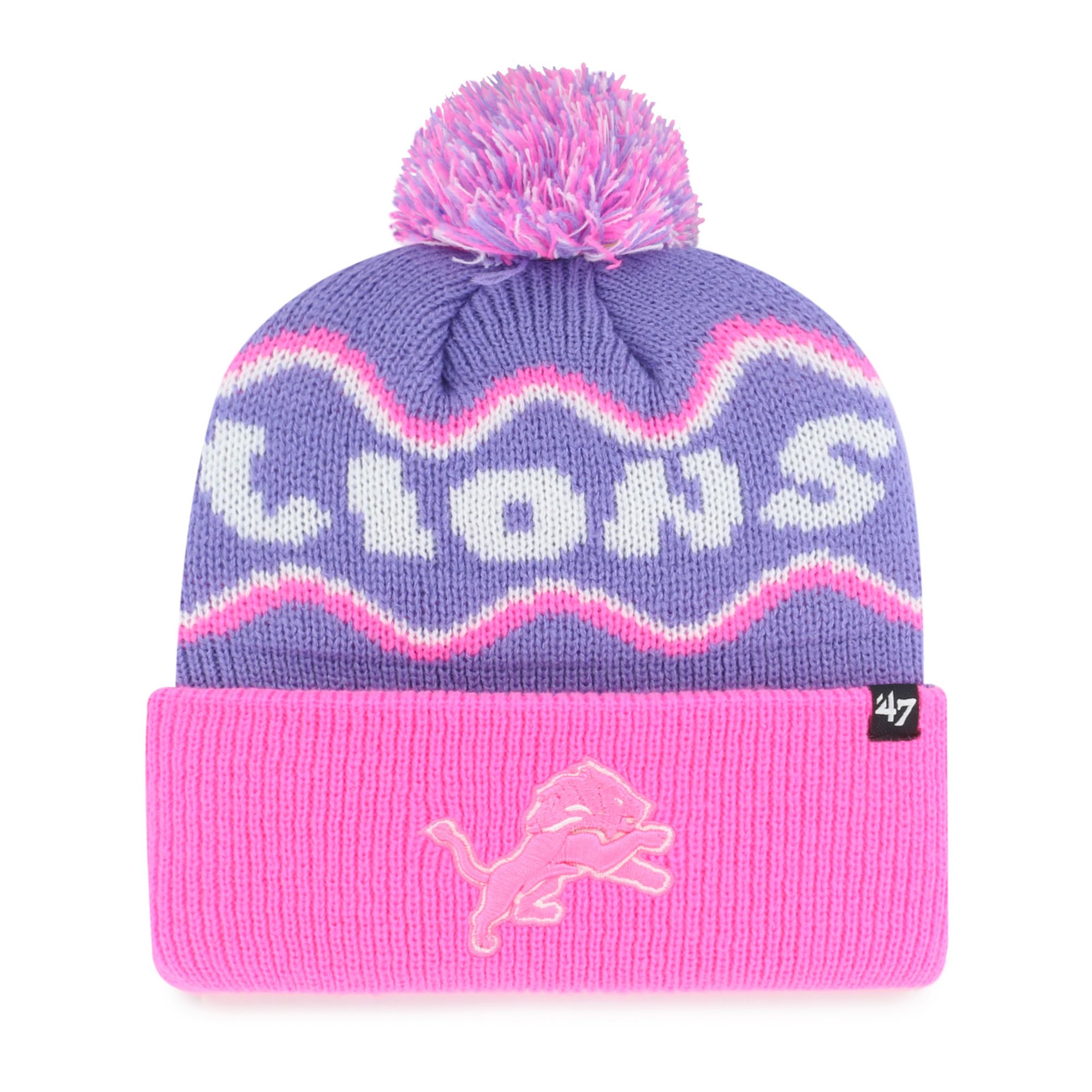 '47 Boys' Detroit Lions Squiggle Knit Beanie