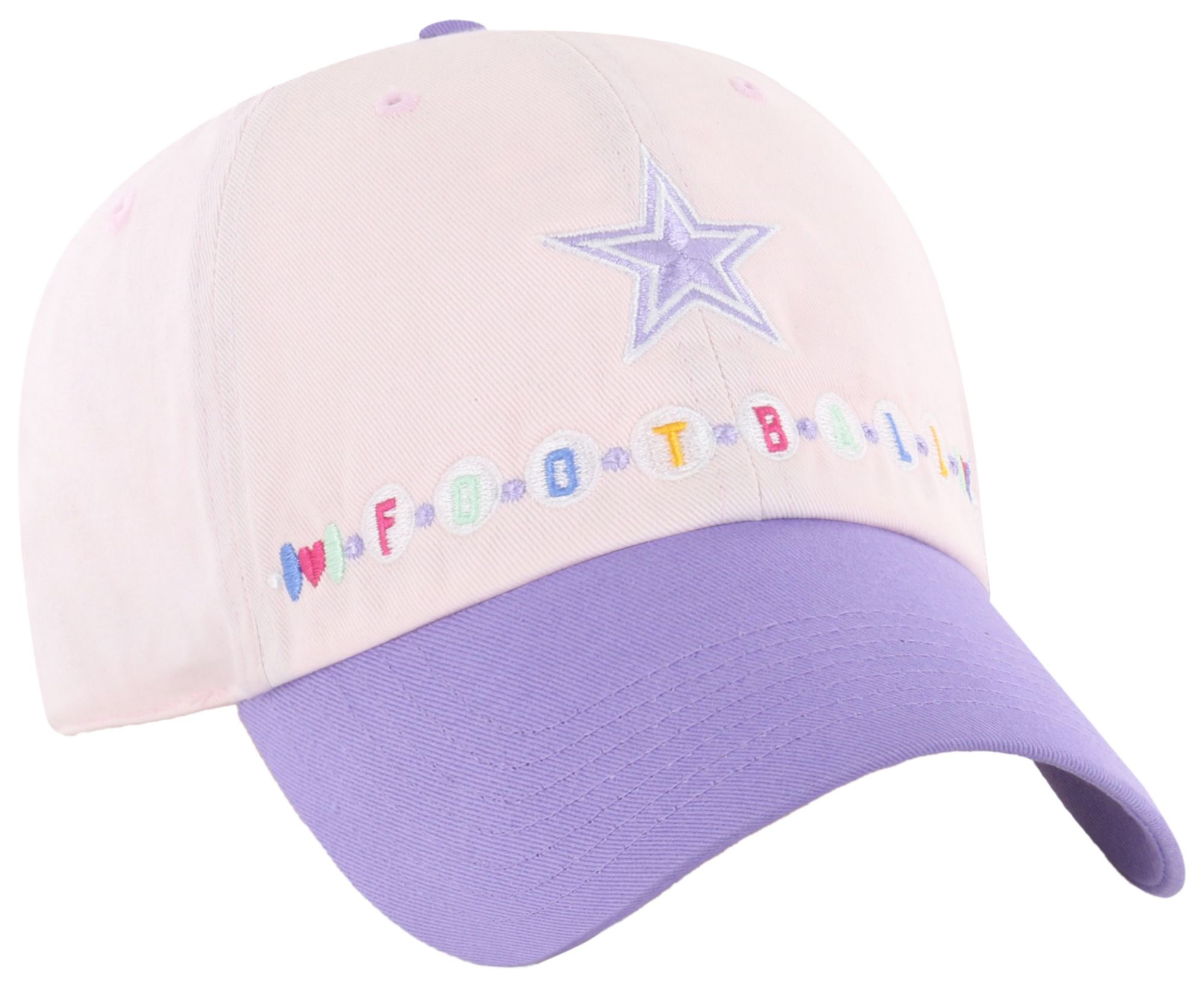 '47 Girls' Dallas Cowboys Pink Friendship Clean Up Adjustable Hat