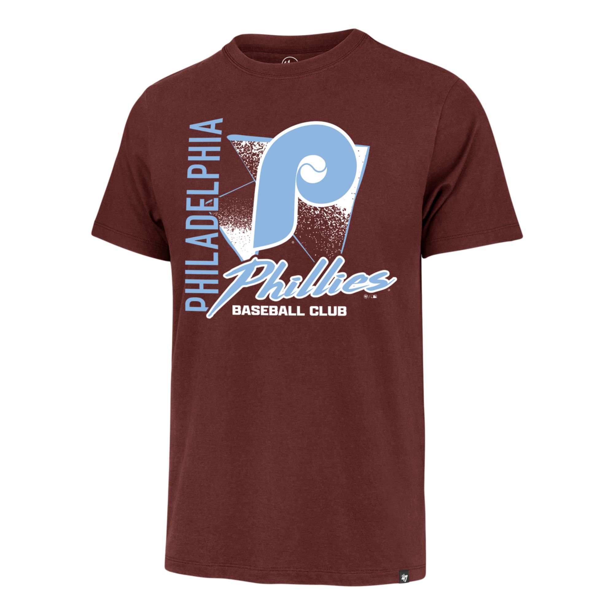 '47 Men's Philadelphia Phillies Red Side Arm Franklin T-Shirt