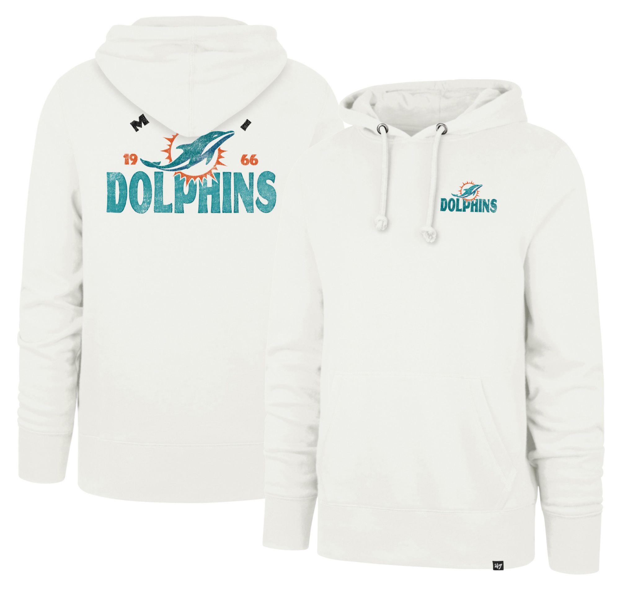 '47 Men's Miami Dolphins Architext Headline Hoodie
