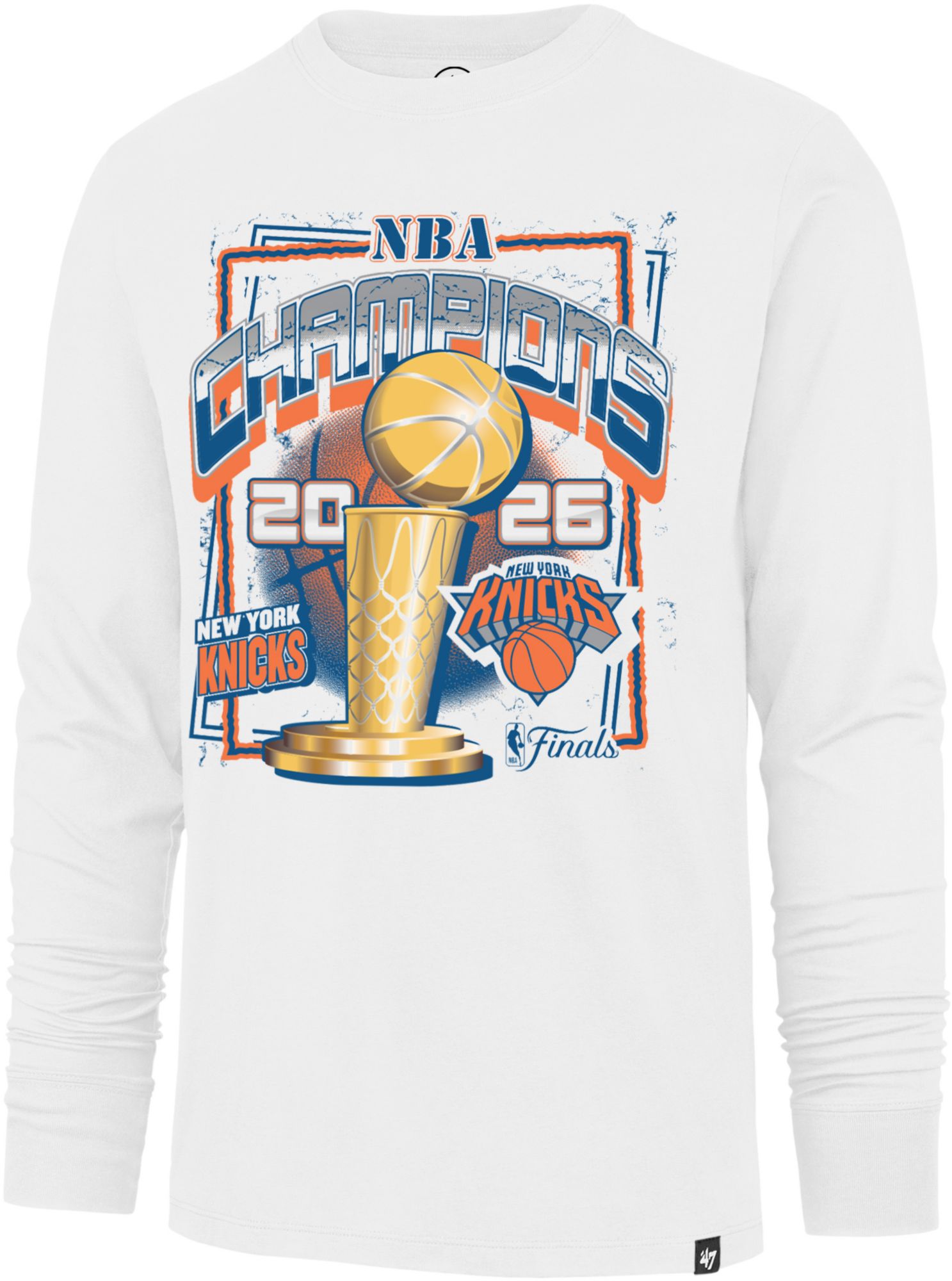'47 Adult 2026 NBA Champions New York Knicks Franklin Long Sleeve Shirt