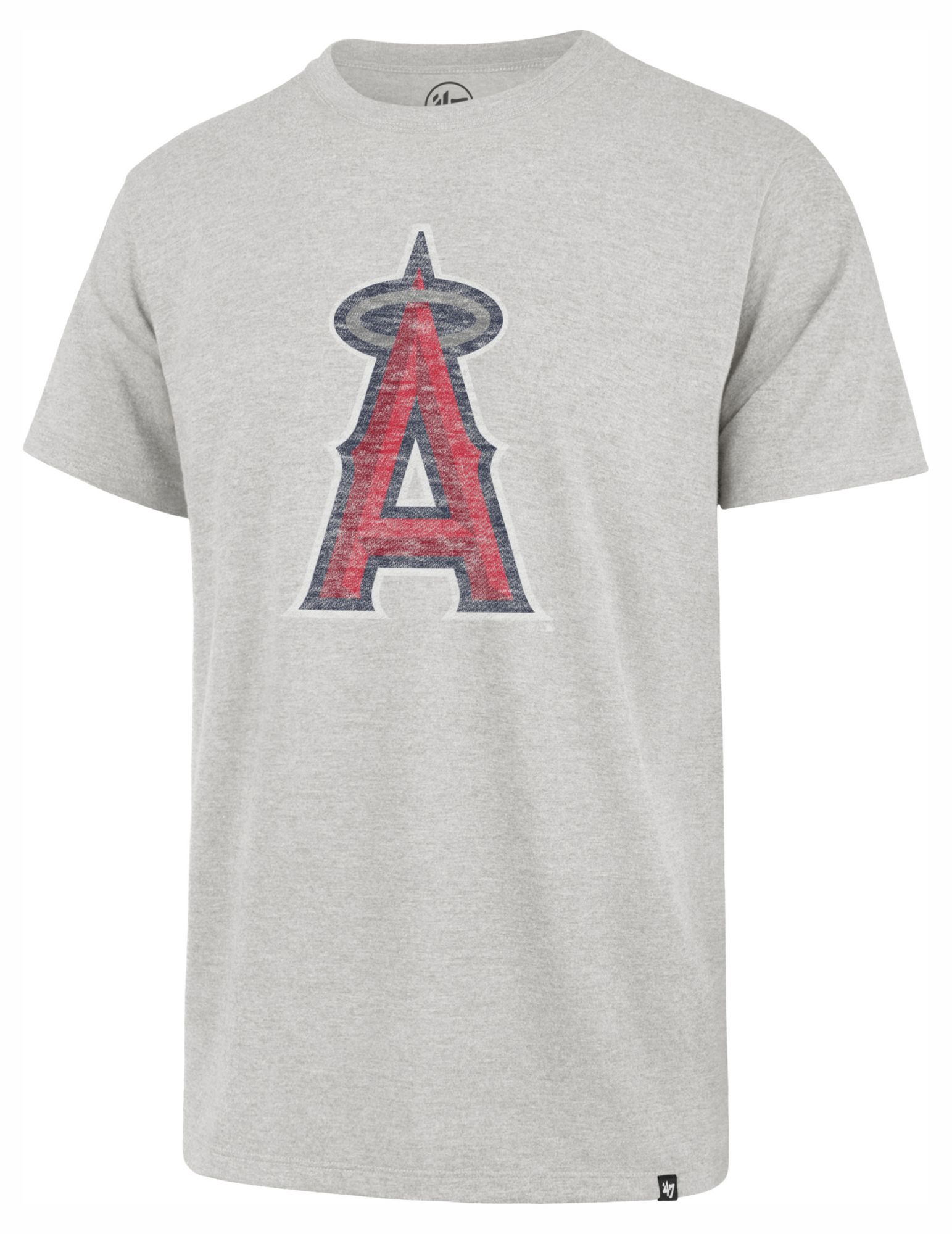 '47 Men's Los Angeles Angels Grey Premier Franklin T-Shirt