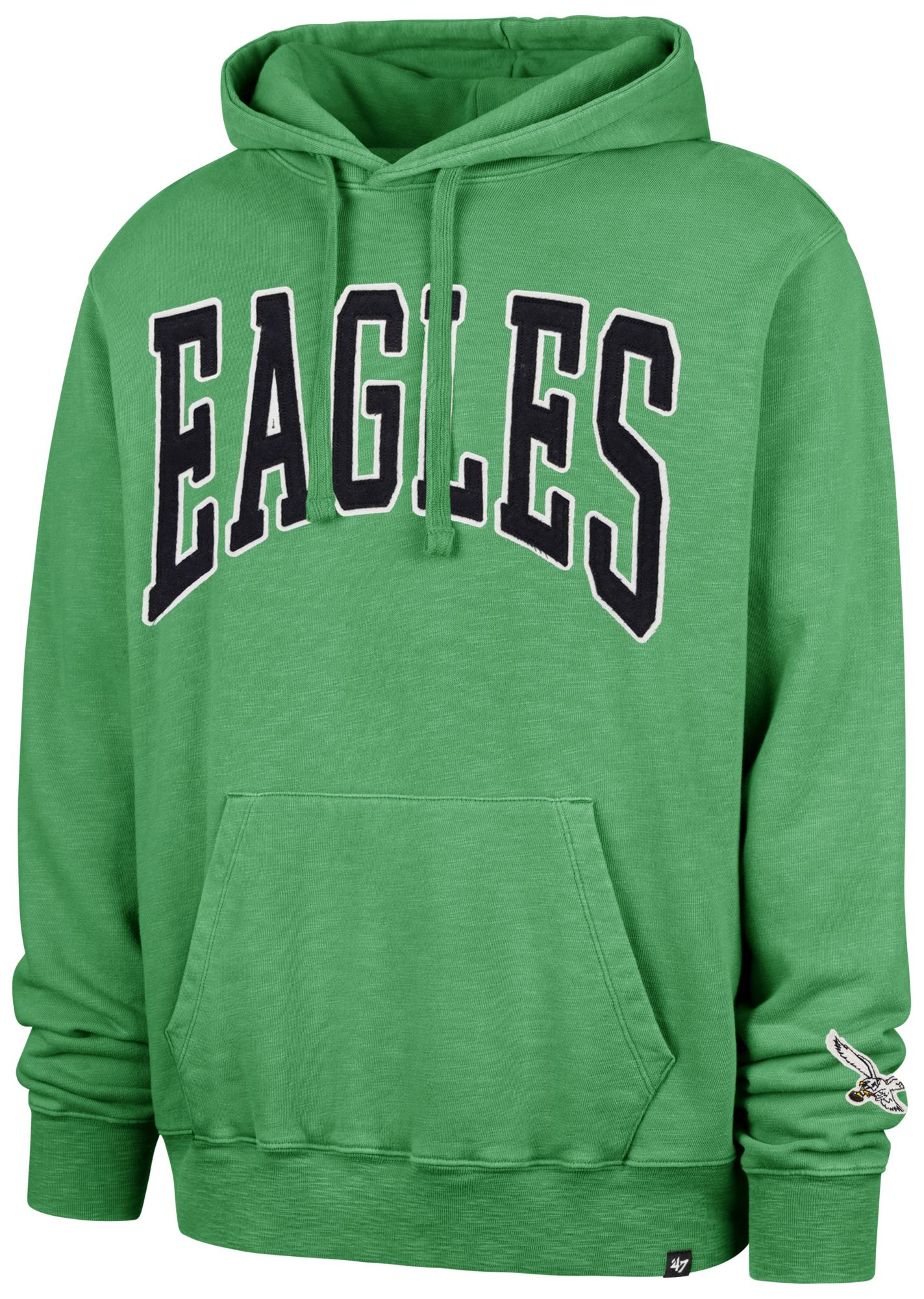'47 Men's Philadelphia Eagles Green Groton Hoodie
