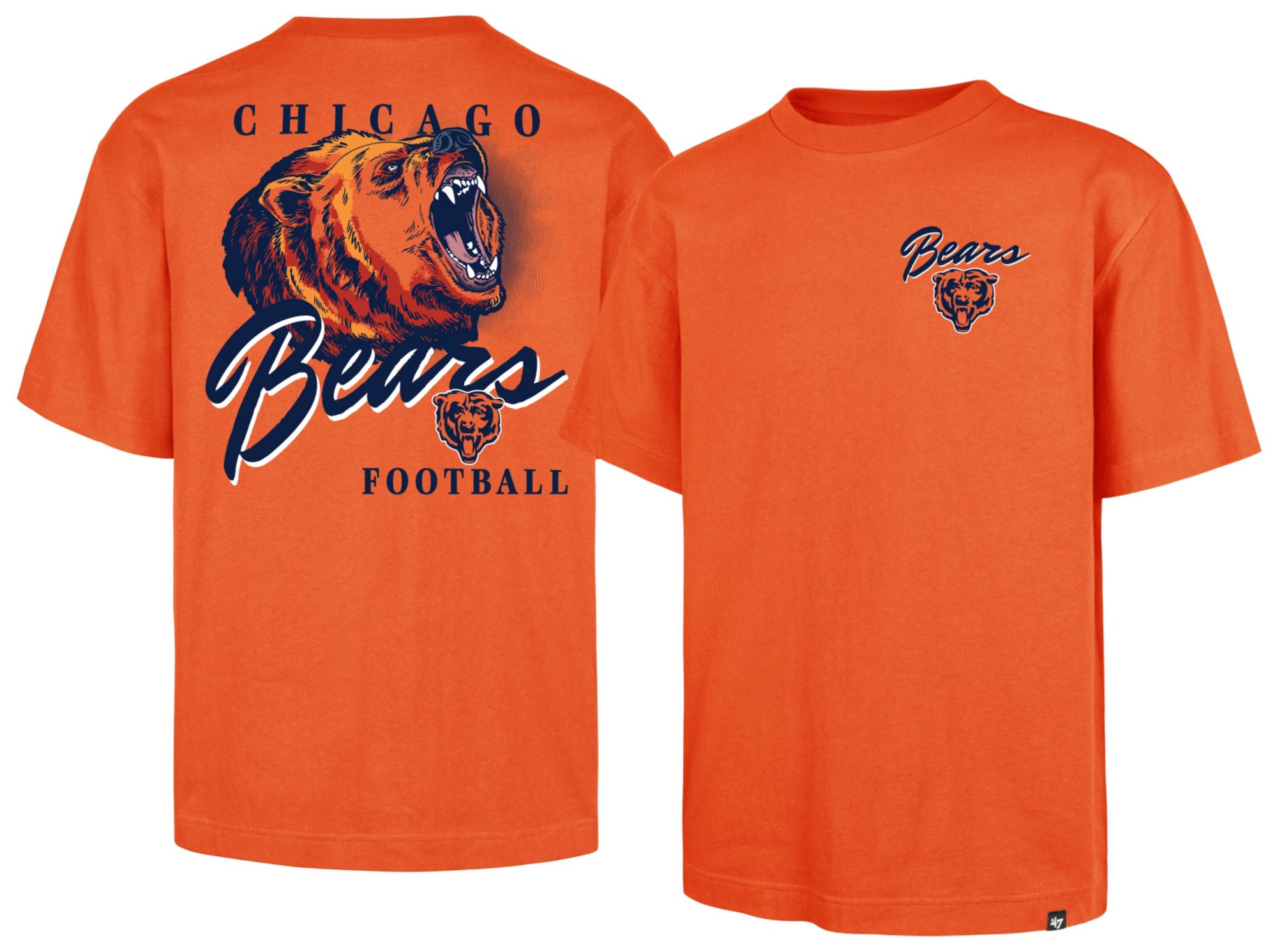 '47 Adult Chicago Bears Orange Backer Foundation T-Shirt
