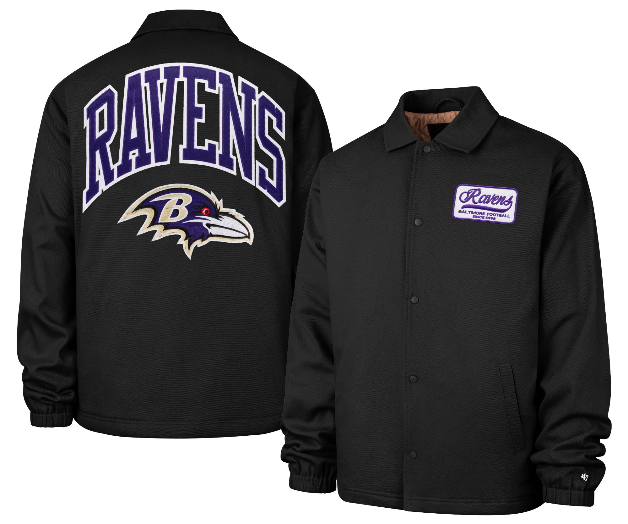 '47 Men's Baltimore Ravens Retread Coaches Jacket