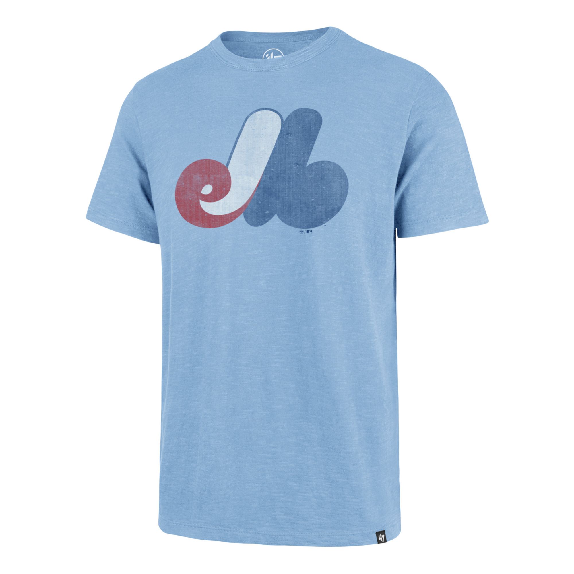 '47 Men's Montreal Expos Blue Grit Scrum T-Shirt