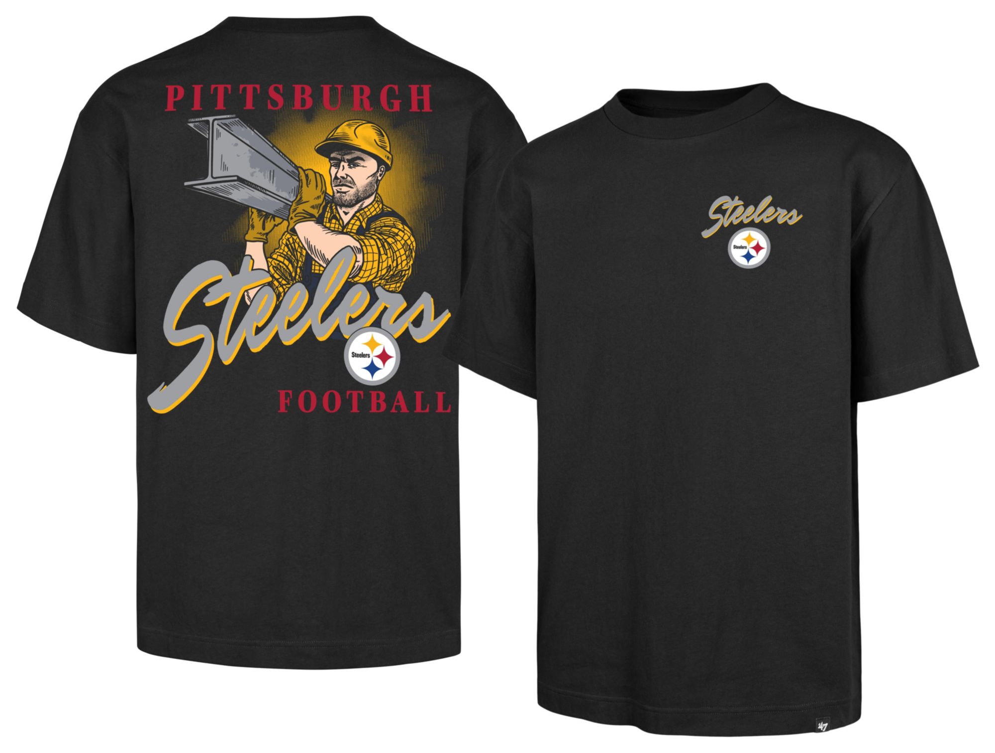 '47 Adult Pittsburgh Steelers Backer Foundation T-Shirt