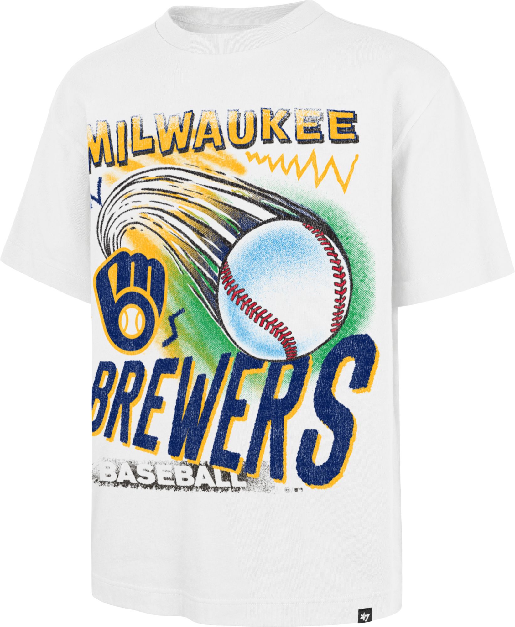 '47 Men's Milwaukee Brewers Jimbo Foundation T-Shirt