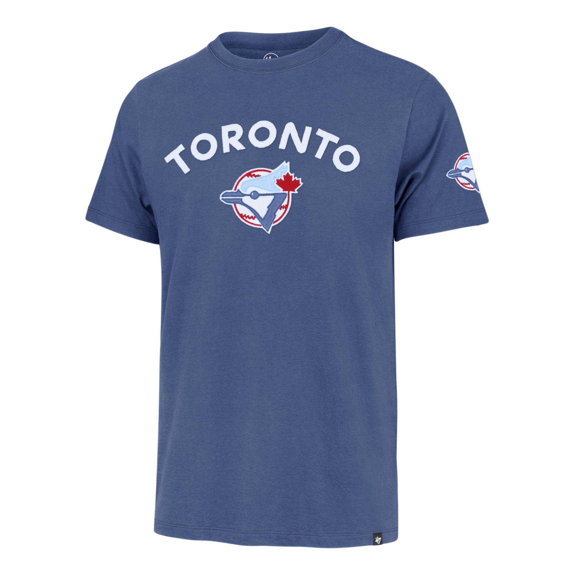 '47 Men's Toronto Blue Jays Blue Franklin Fieldhouse Short Sleeve T-Shirt
