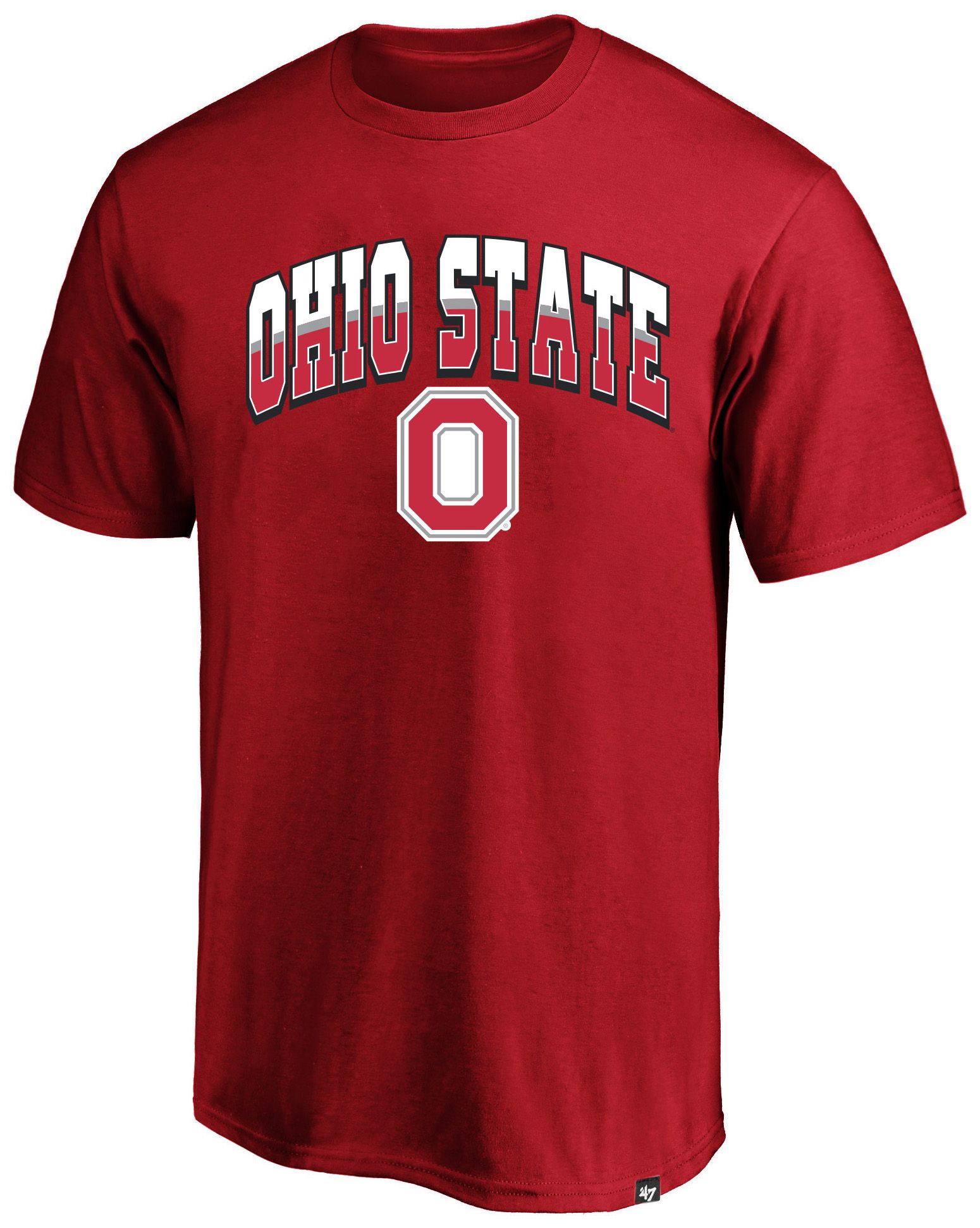 '47 Men's Ohio State Buckeyes Red Big and Tall T-Shirt