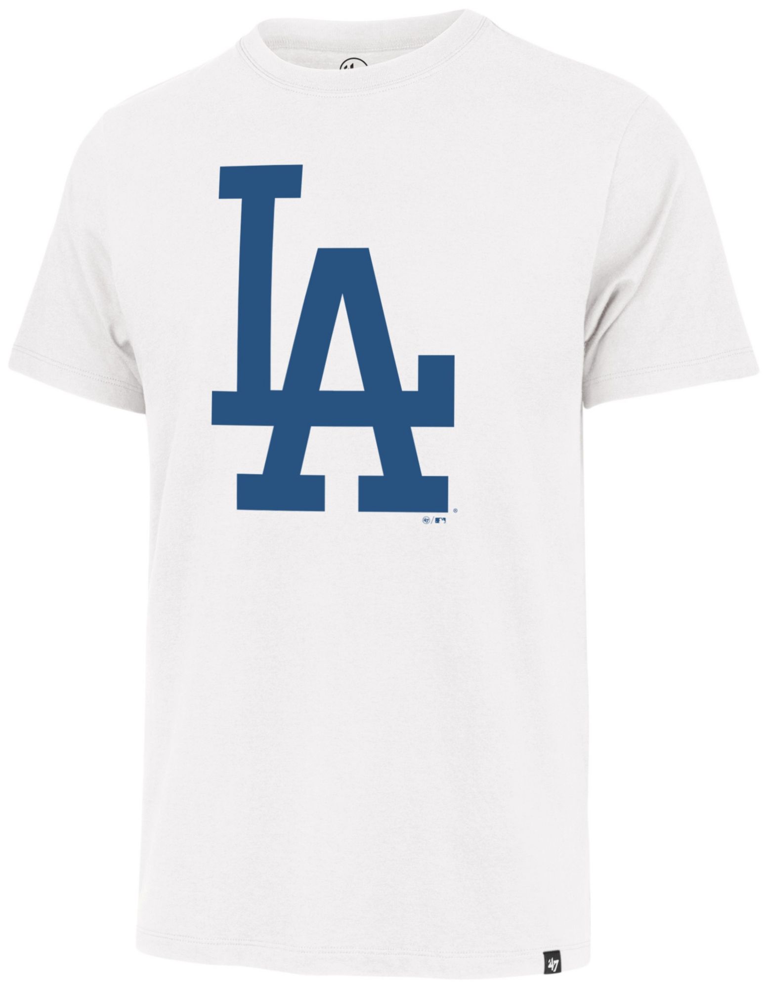 '47 Men's Los Angeles Dodgers White Imprint Franklin T-Shirt