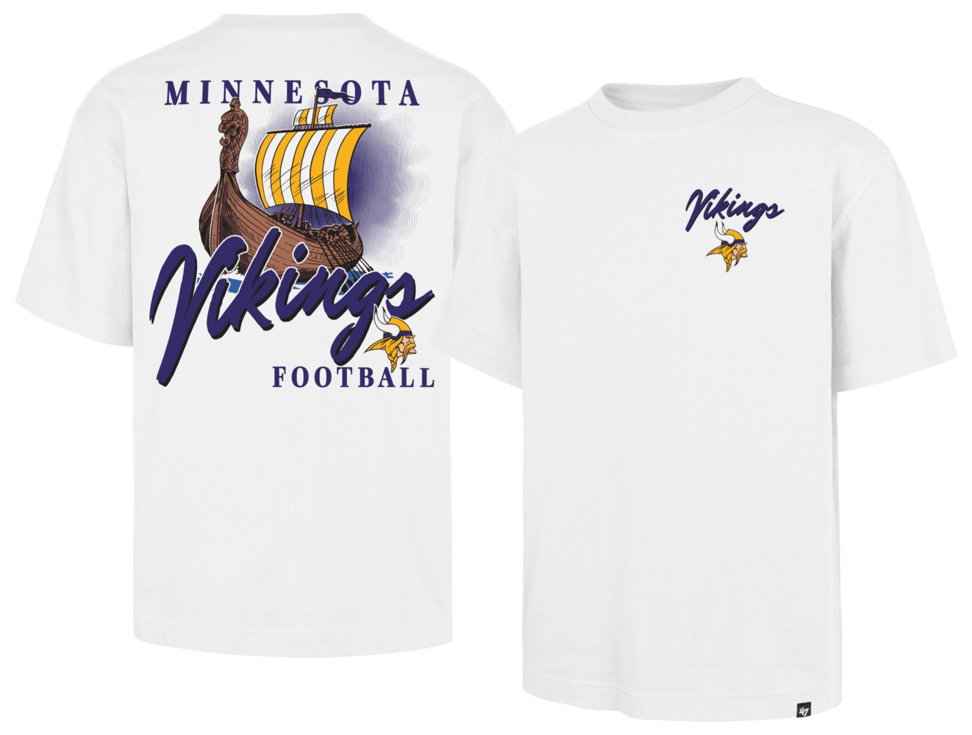 '47 Adult Minnesota Vikings Backer Foundation T-Shirt
