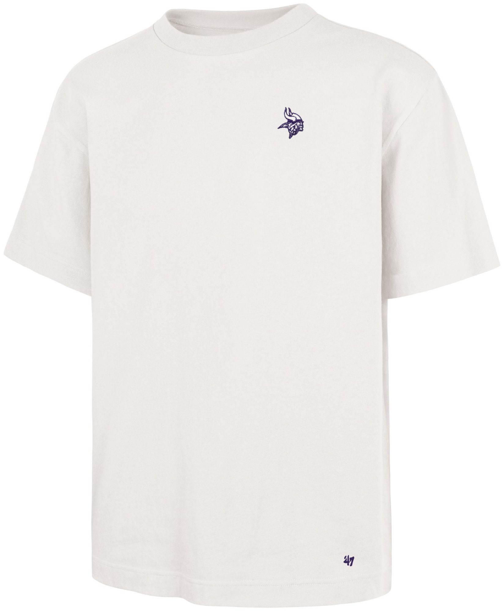 '47 Men's Minnesota Vikings Sandstone Micro Logo T-Shirt