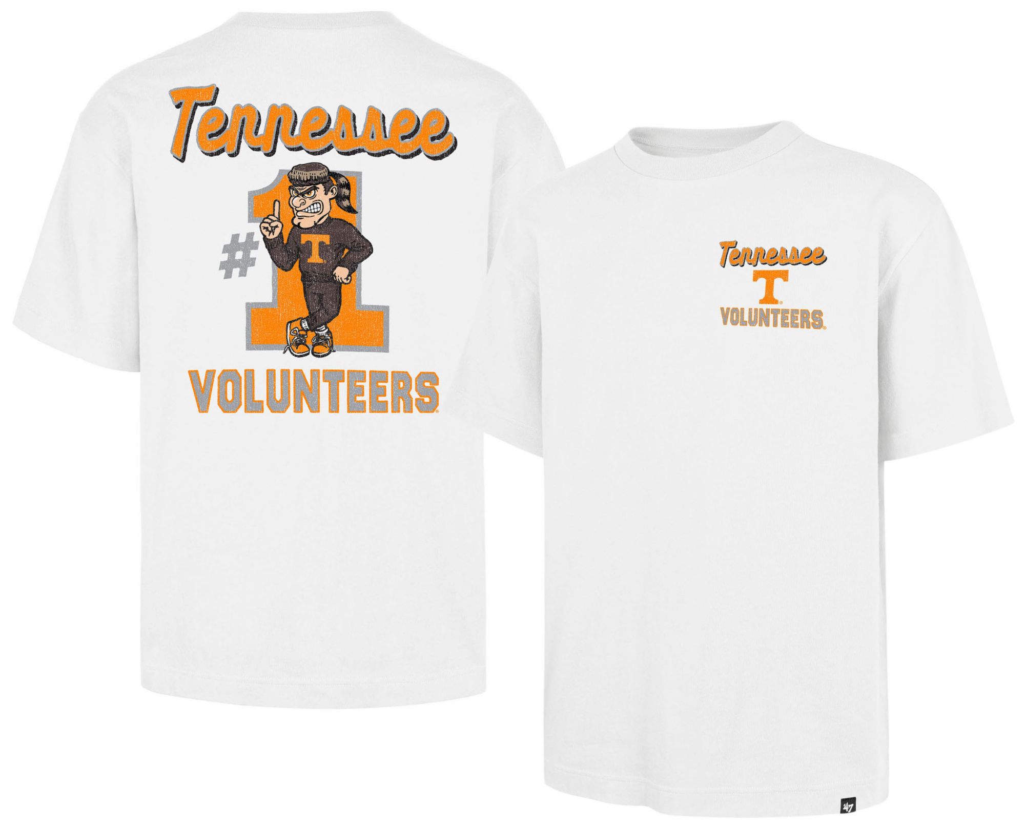 '47 Men's Tennessee Volunteers White Big and Tall T-Shirt