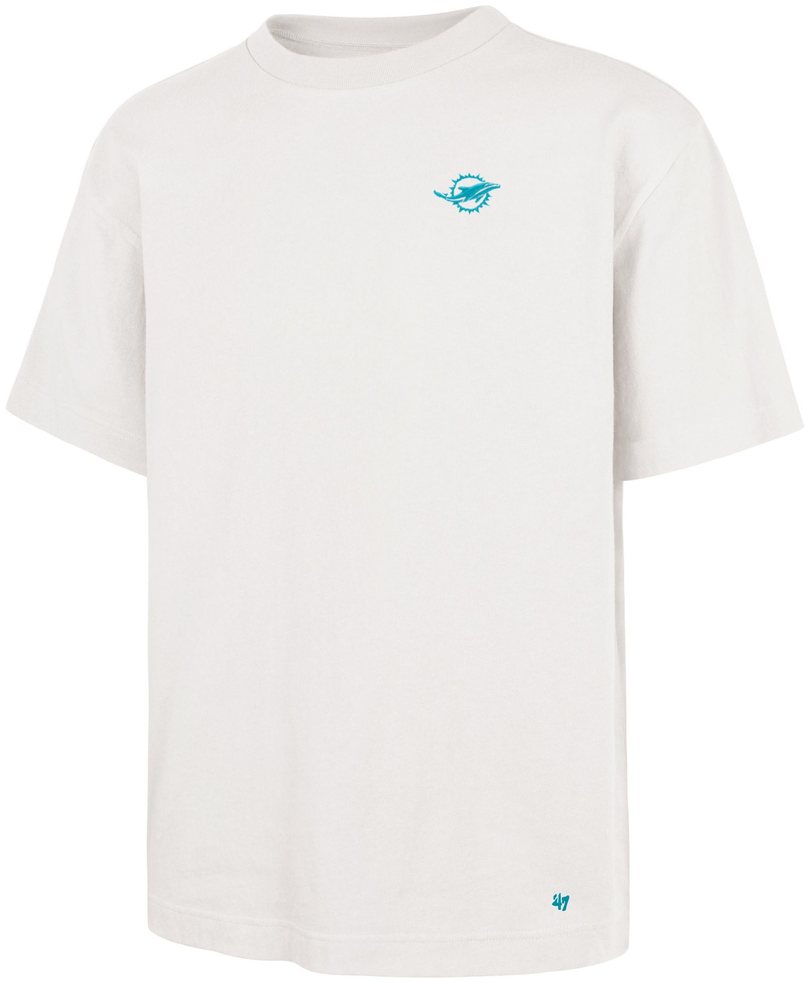 '47 Men's Miami Dolphins Sandstone Micro Logo T-Shirt