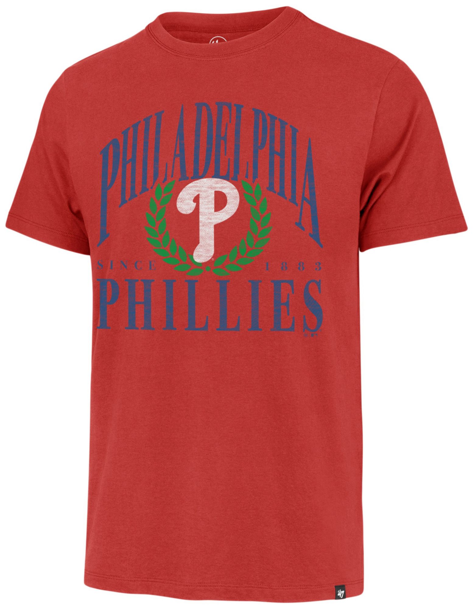 '47 Men's Philadelphia Phillies Red Pitchout Franklin T-Shirt