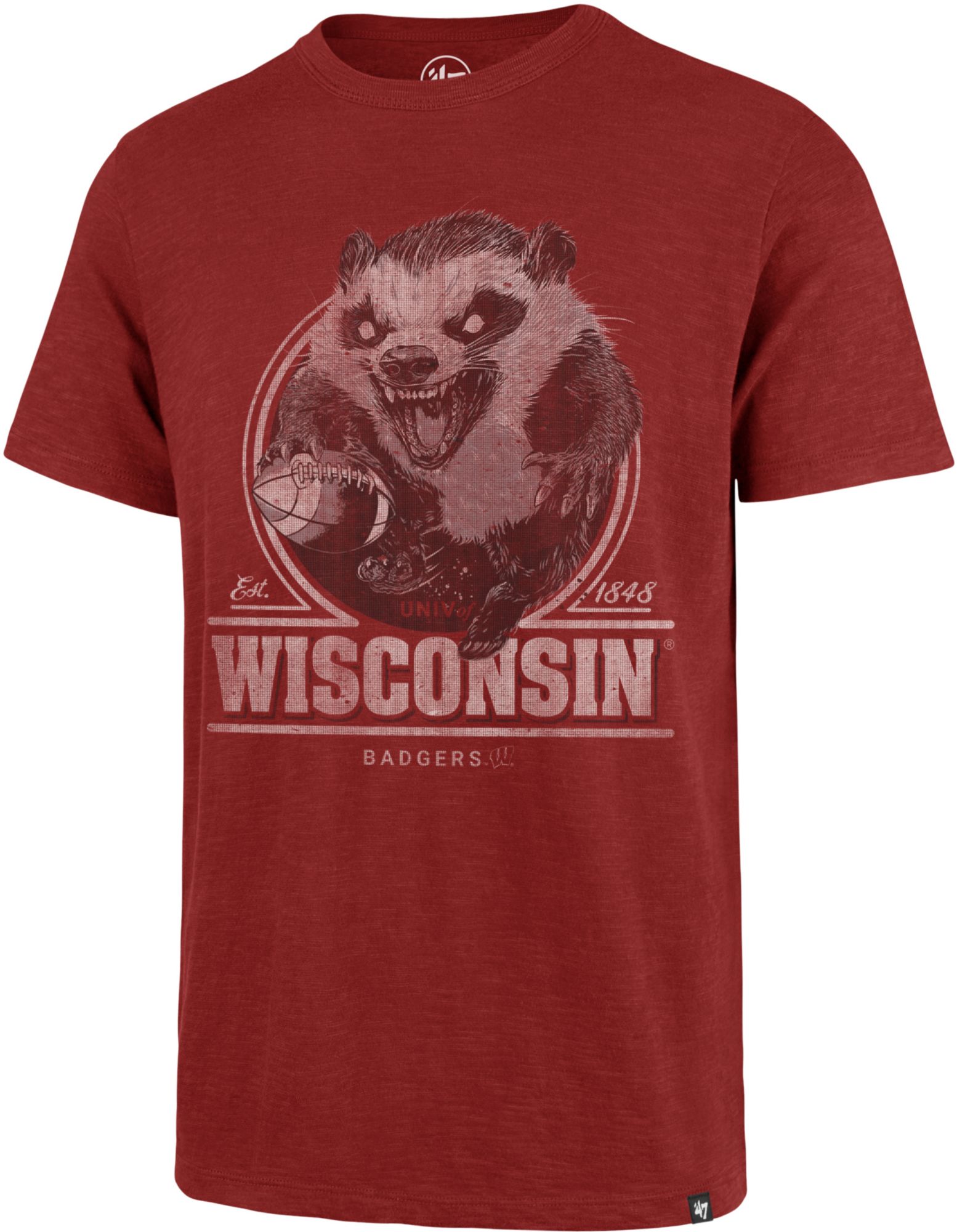 '47 Men's Wisconsin Badgers Emblem T-Shirt