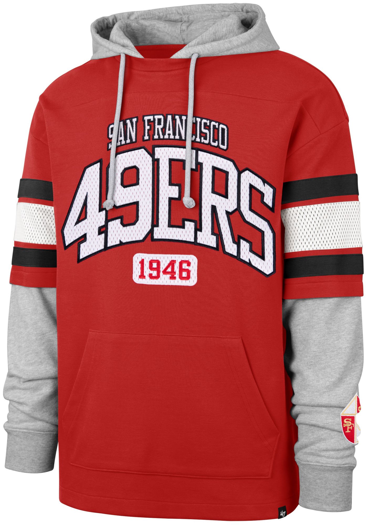 '47 Men's San Francisco 49ers Bridge Pass Hoodie