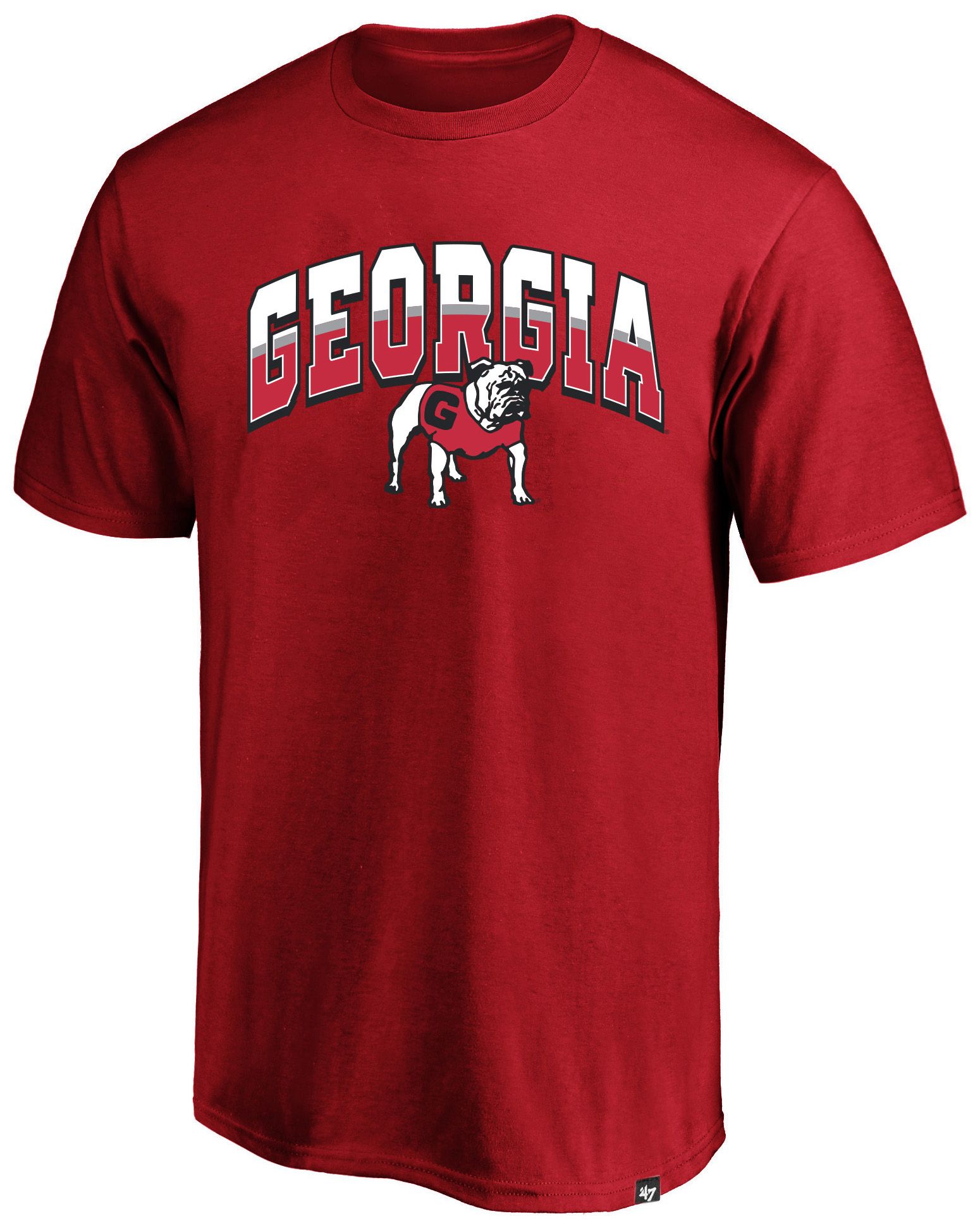 '47 Men's Georgia Bulldogs Red Big and Tall T-Shirt