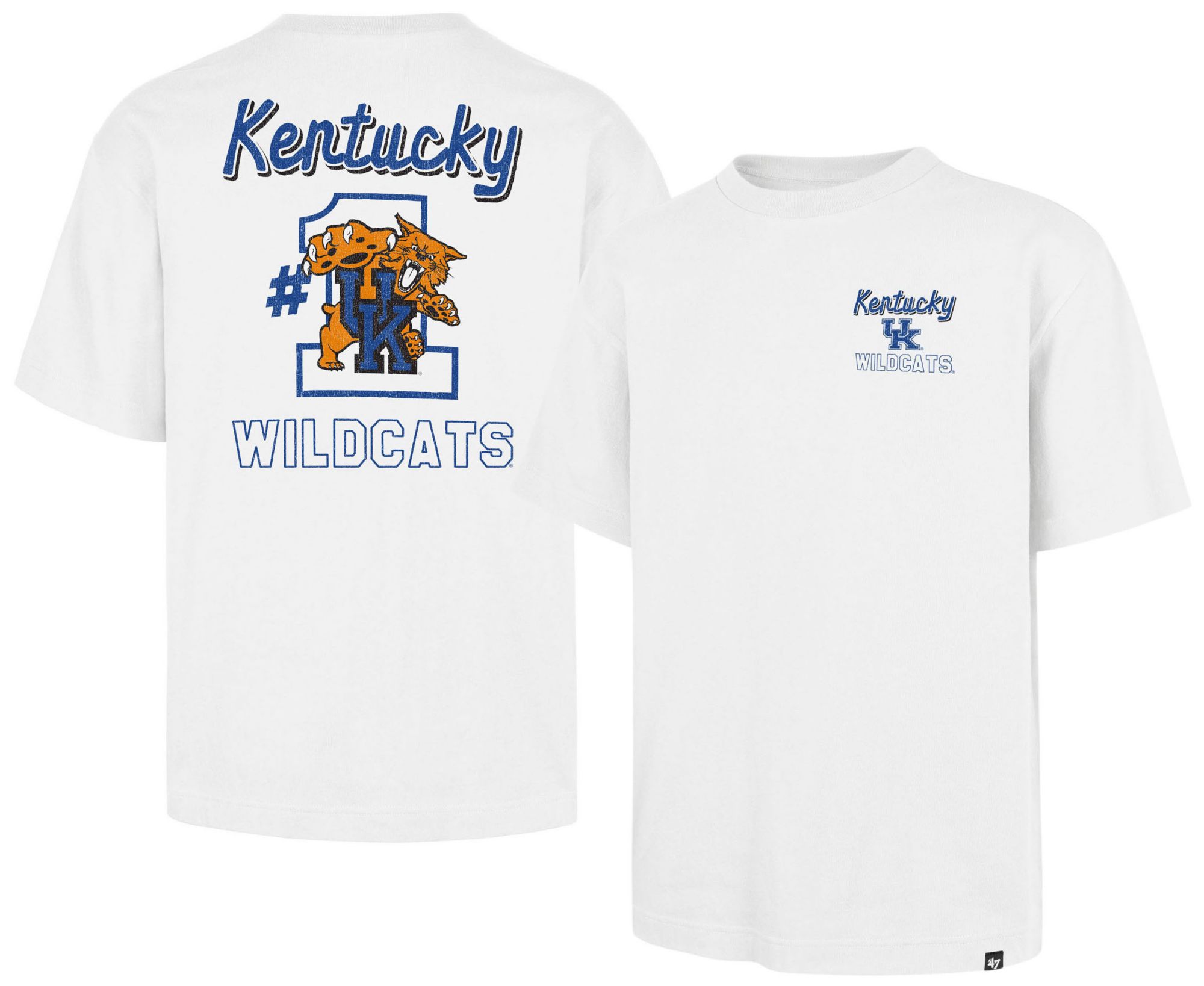 '47 Men's Kentucky Wildcats White Big and Tall T-Shirt