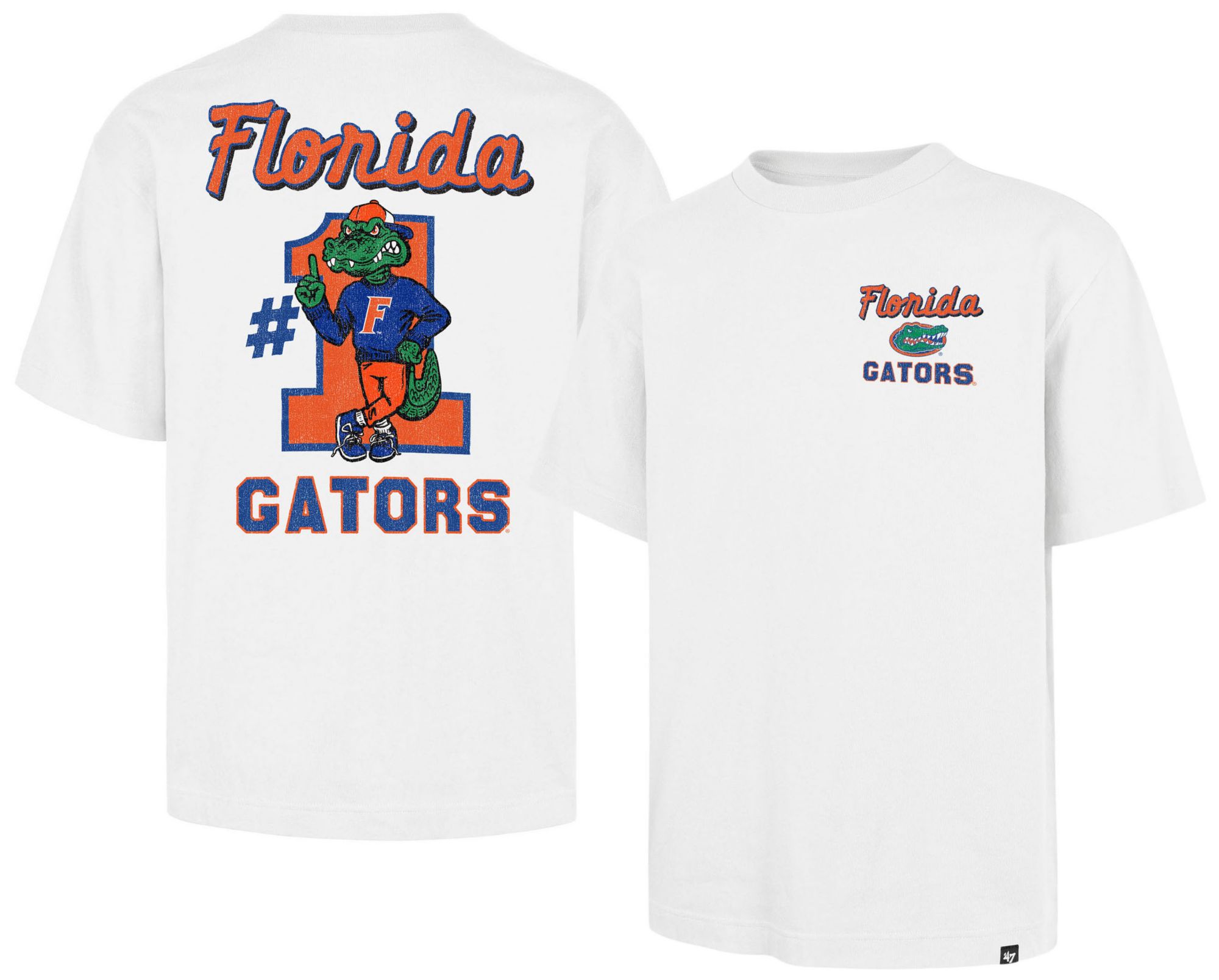 '47 Men's Florida Gators White Big and Tall T-Shirt