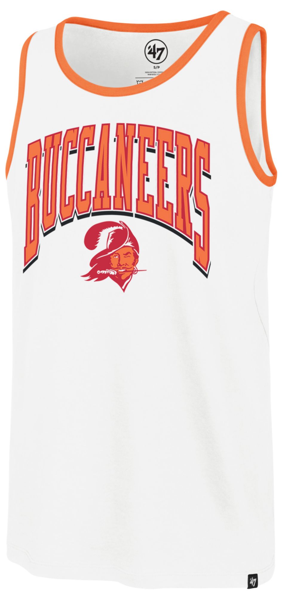 '47 Men's Tampa Bay Buccaneers Sandstone Arch Tank Top