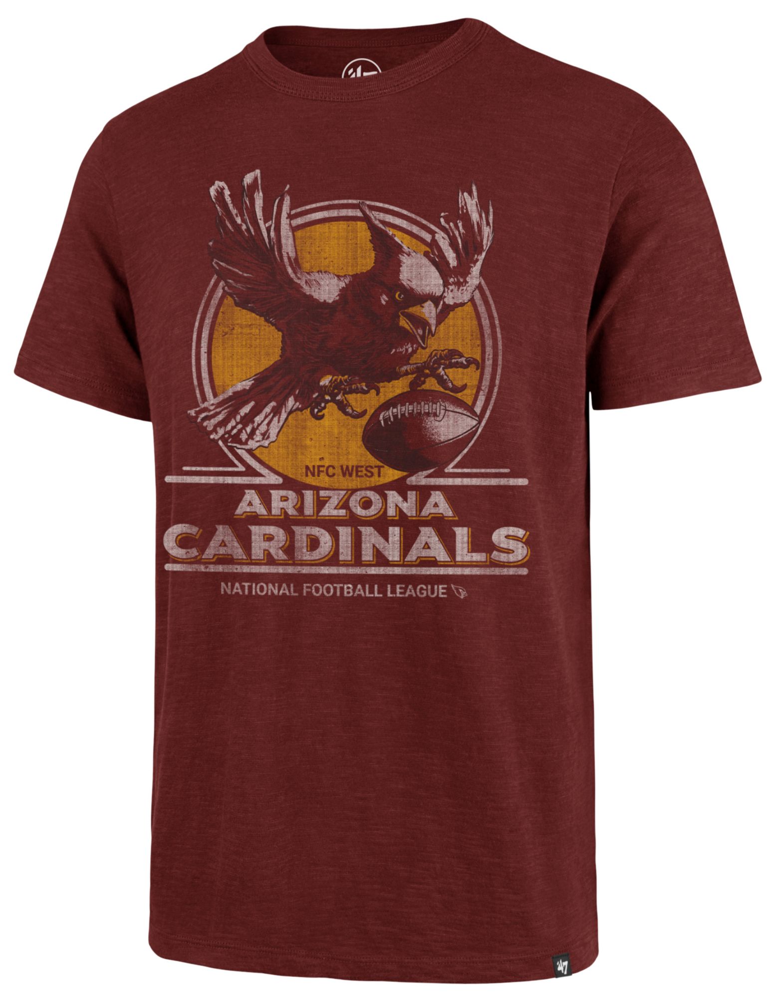 '47 Men's Arizona Cardinals Red Mascot Scrum T-Shirt