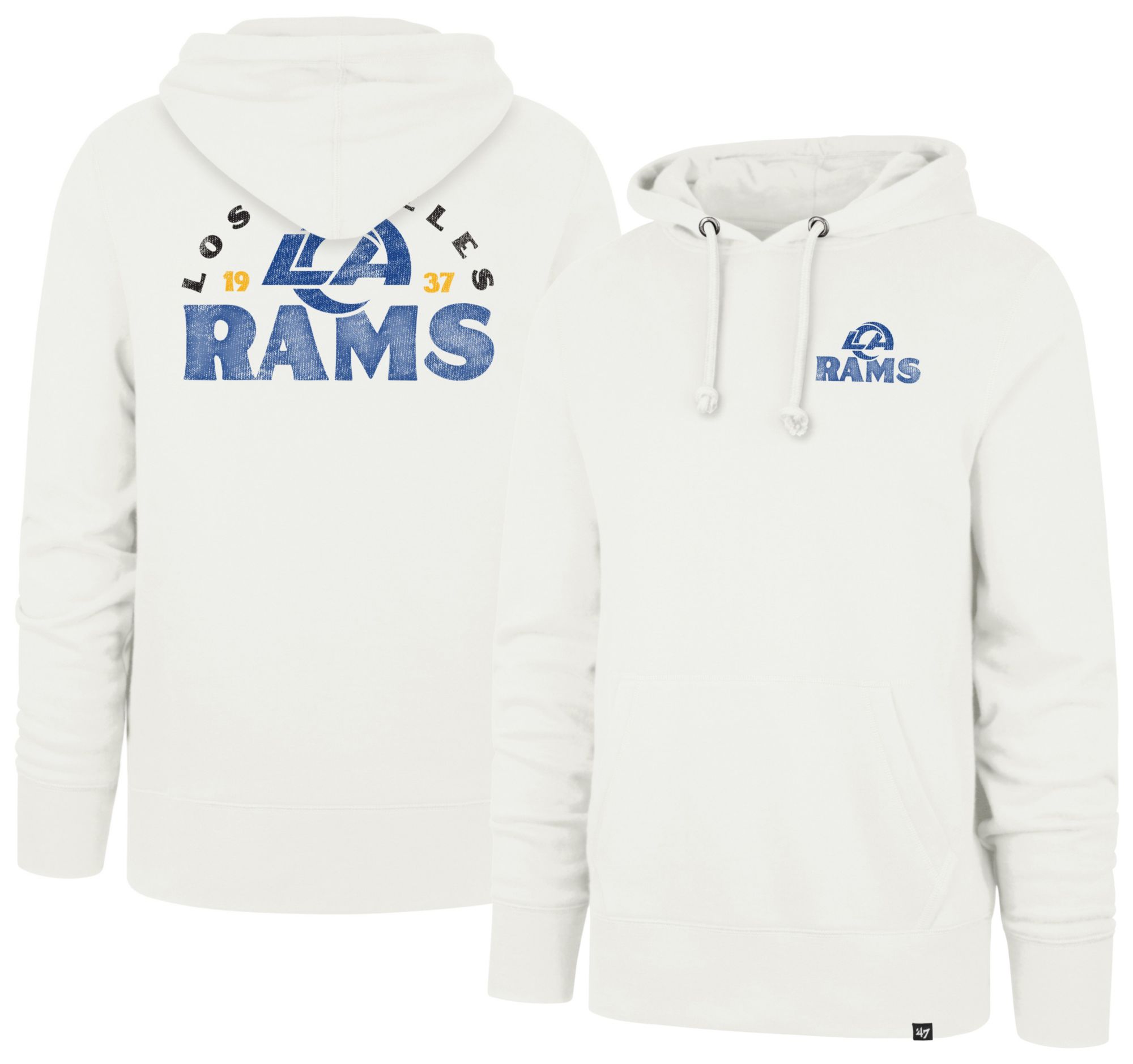'47 Men's Los Angeles Rams Arcitext Headline Hoodie