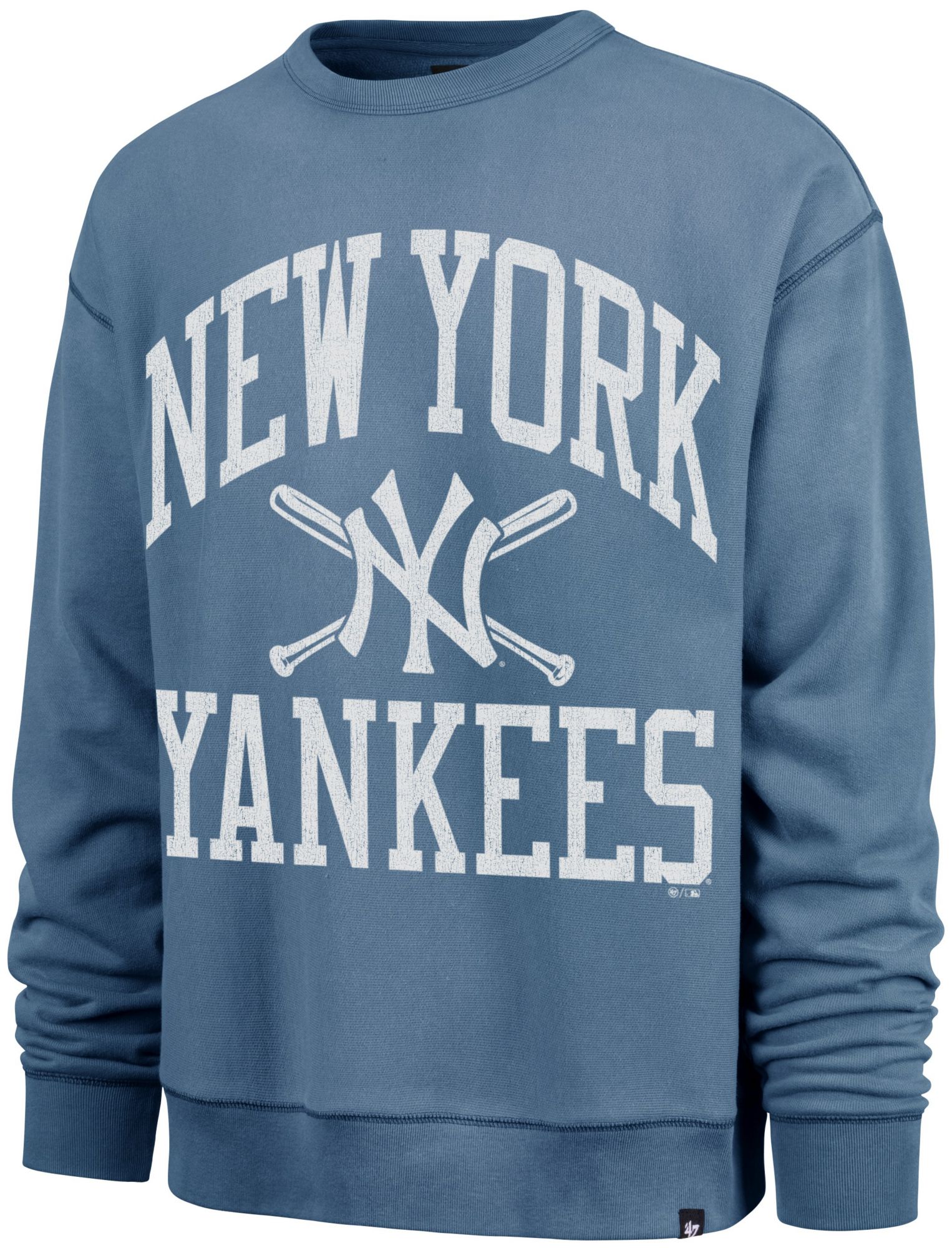 '47 Men's New York Yankees Blue Wave Rider River Crew