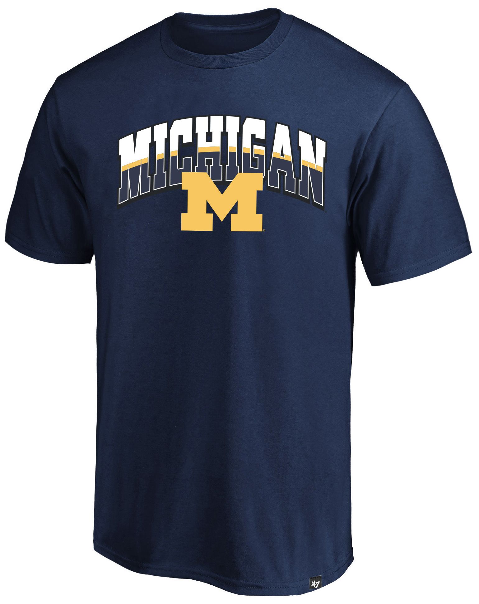 '47 Men's Michigan Wolverines Navy Big and Tall T-Shirt