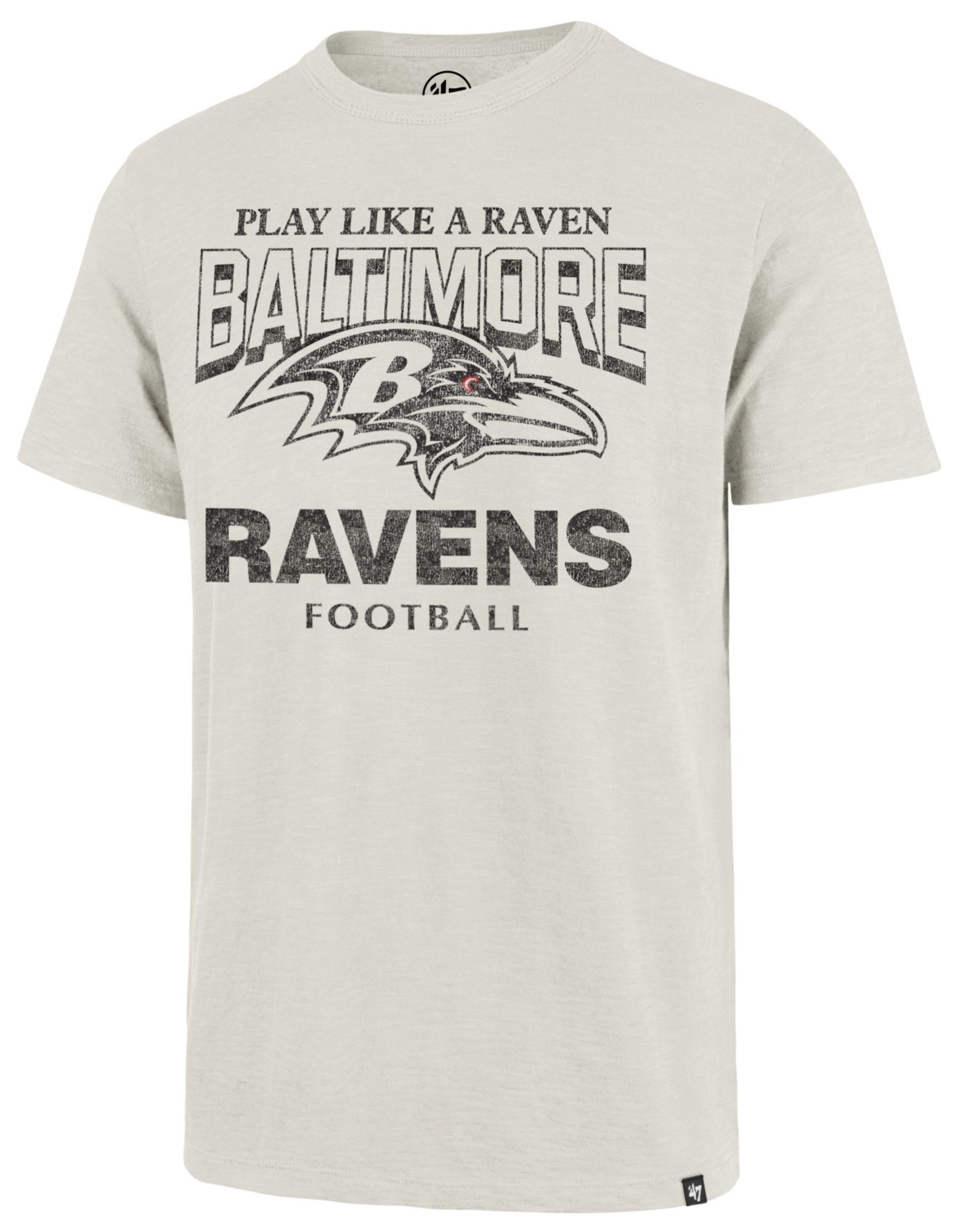 '47 Men's Baltimore Ravens Sandstone Head On Scrum T-Shirt
