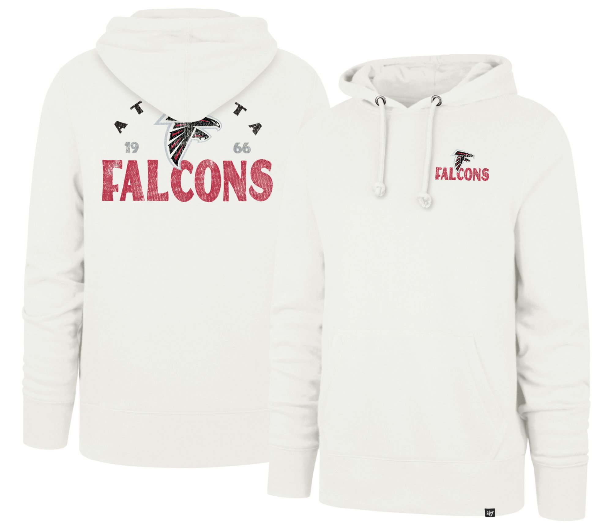 '47 Men's Atlanta Falcons Sandstone Arcitext Headline Fleece Hoodie