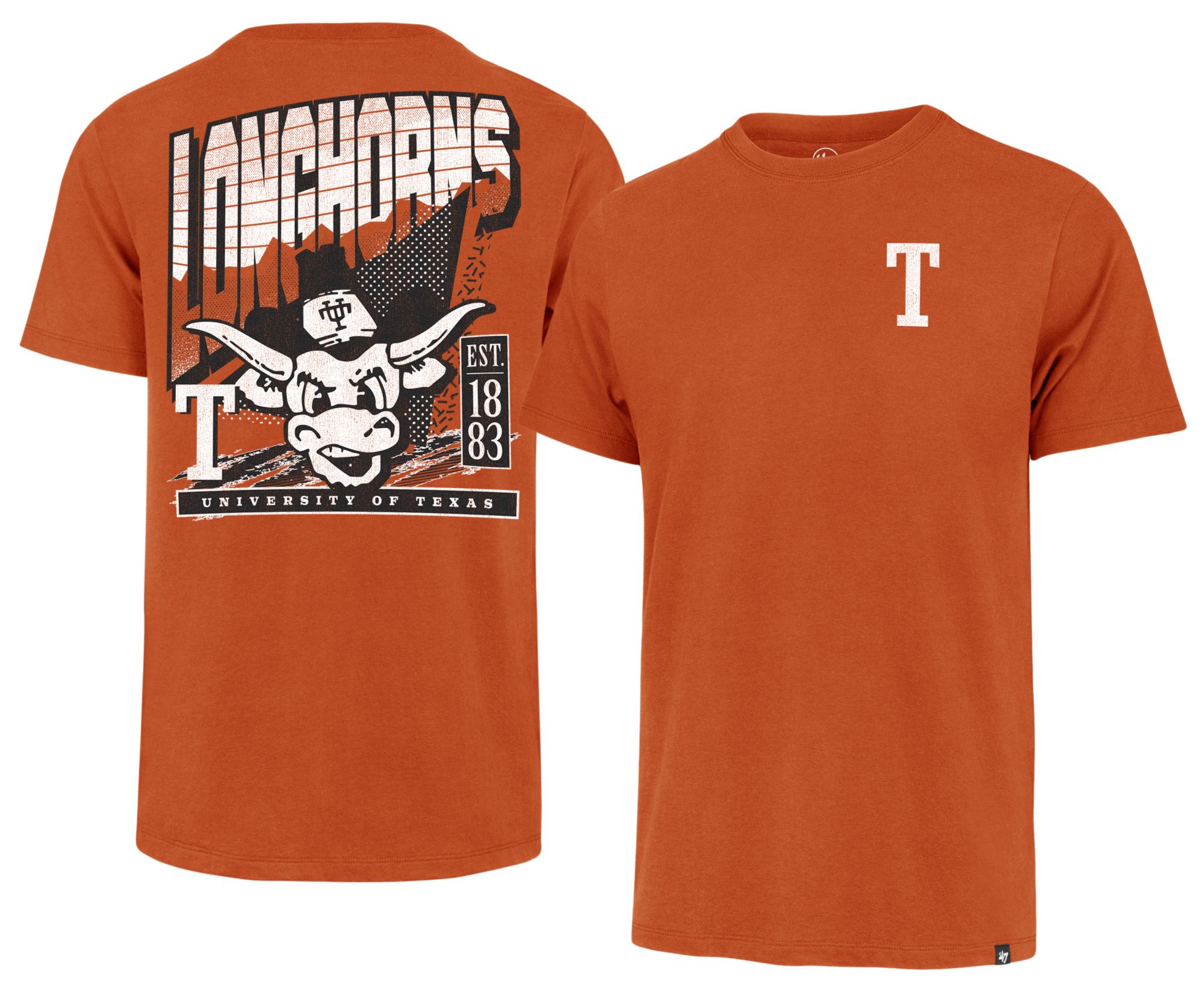 '47 Men's Texas Longhorns Spiced Orange Reppin' T-Shirt
