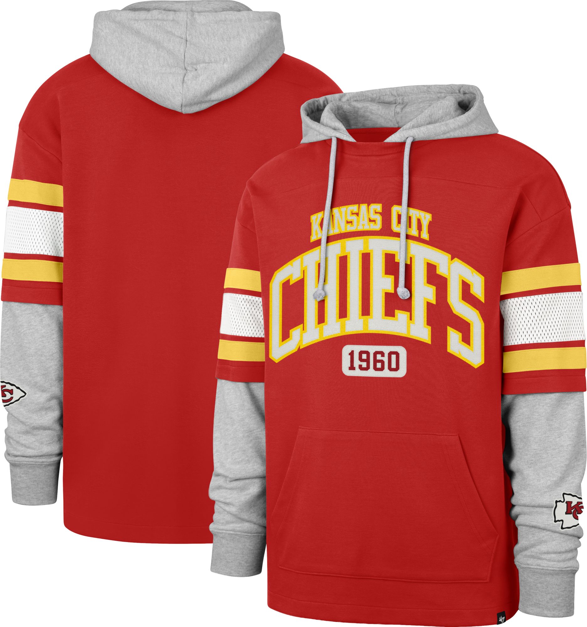 '47 Men's Kansas City Chiefs Bridge Pass Hoodie