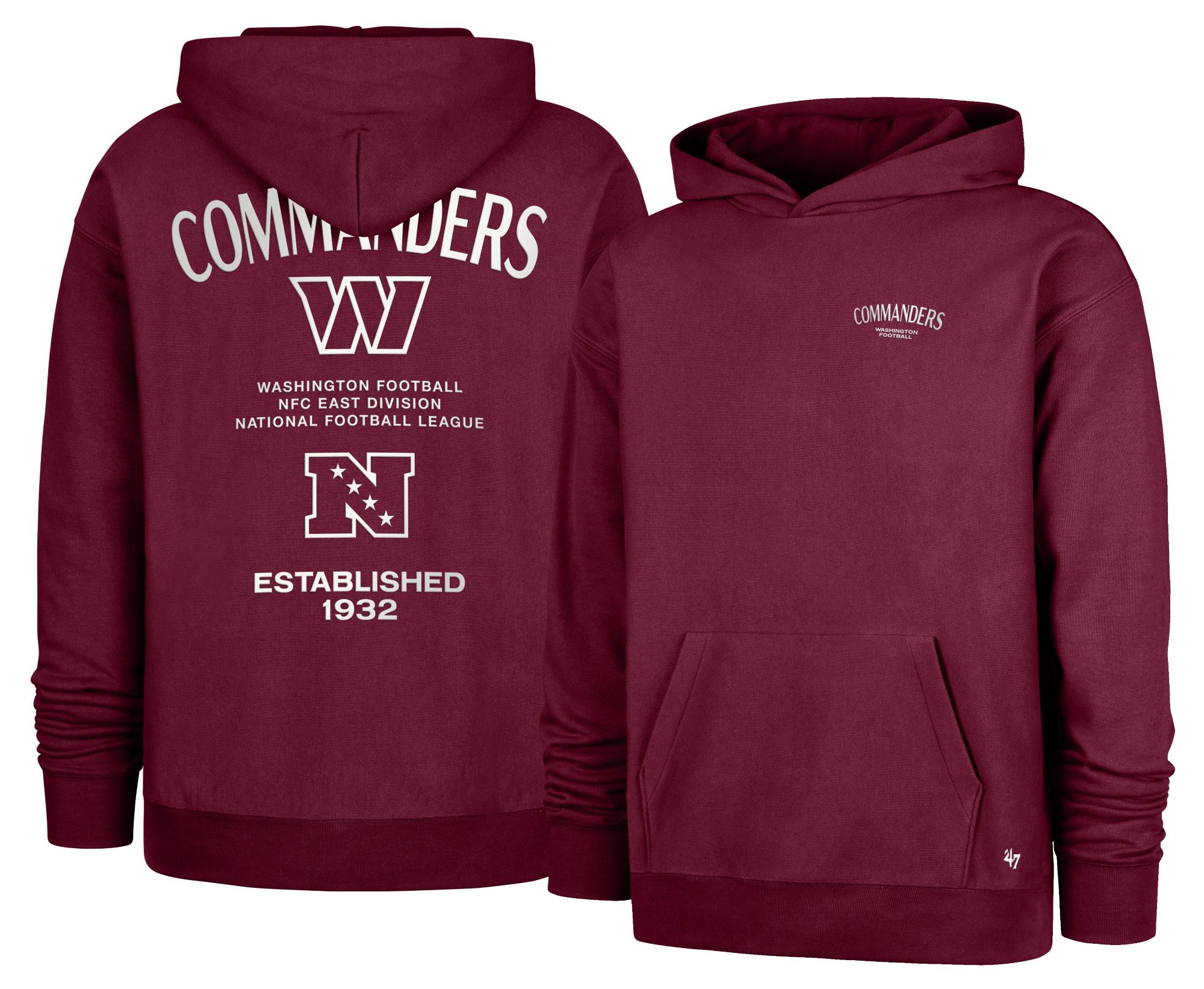 '47 Men's Washington Commanders Constantine Foundation Hoodie