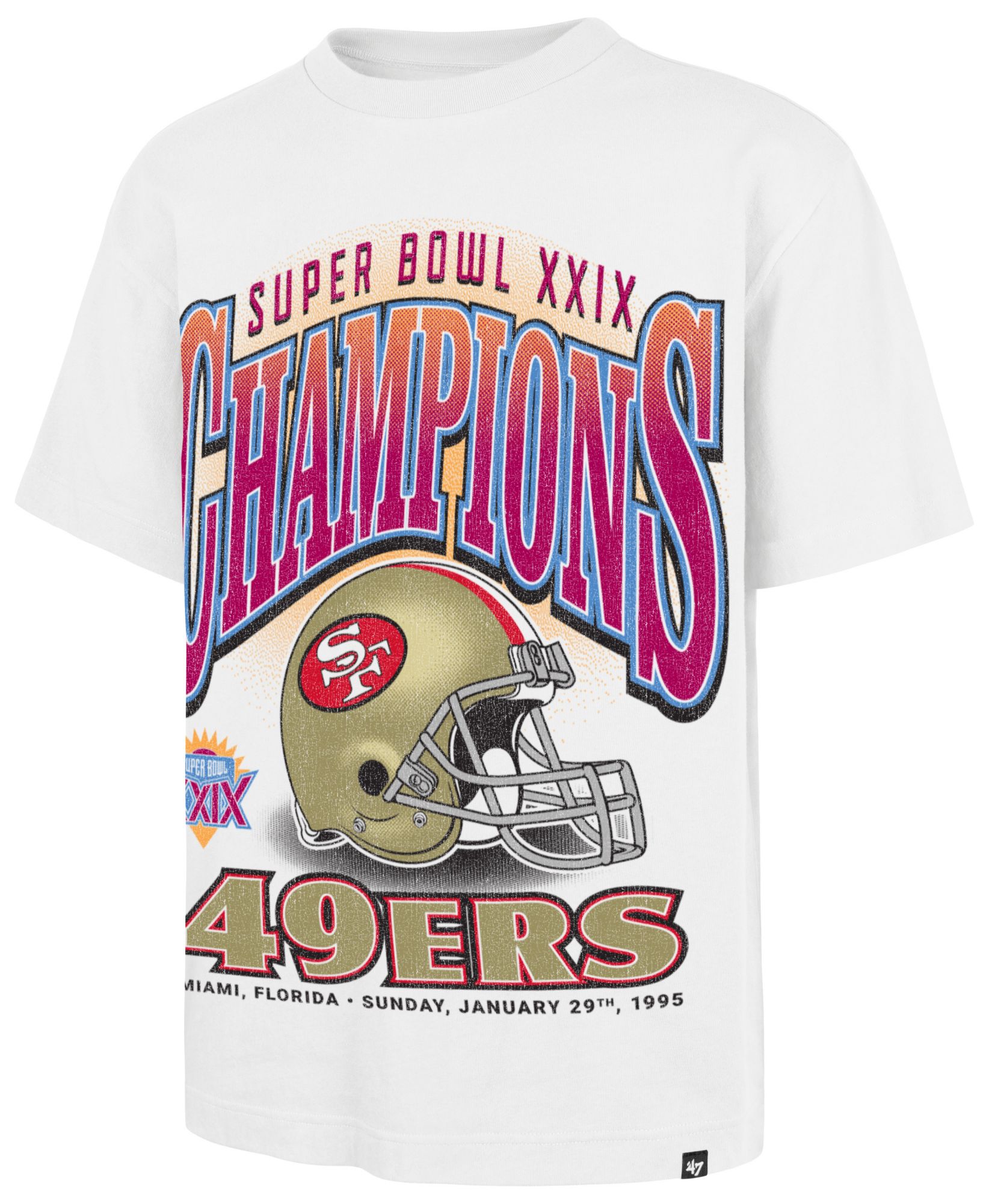 '47 Men's San Francisco 49ers White Champs Foundation T-Shirt